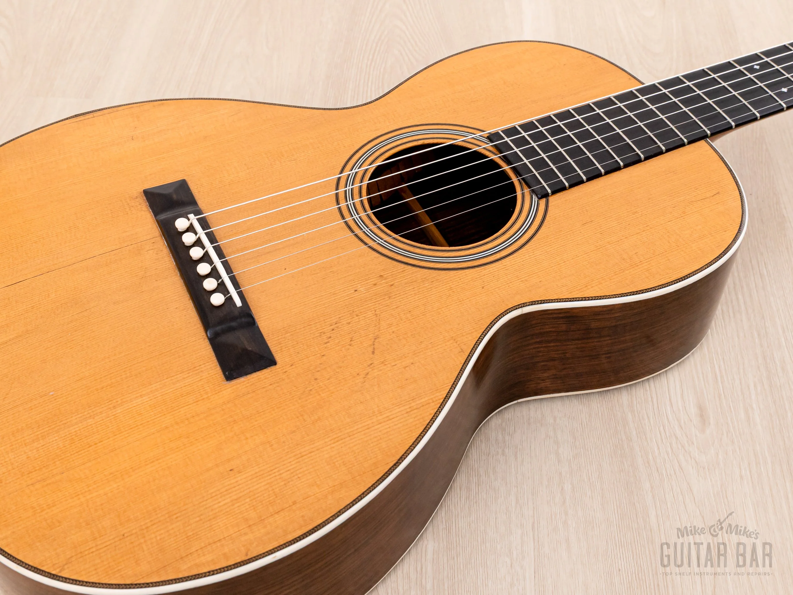 1903 Martin 0-28 Vintage X-Braced Acoustic Guitar Brazilian Rosewood w/ Case - Image 8