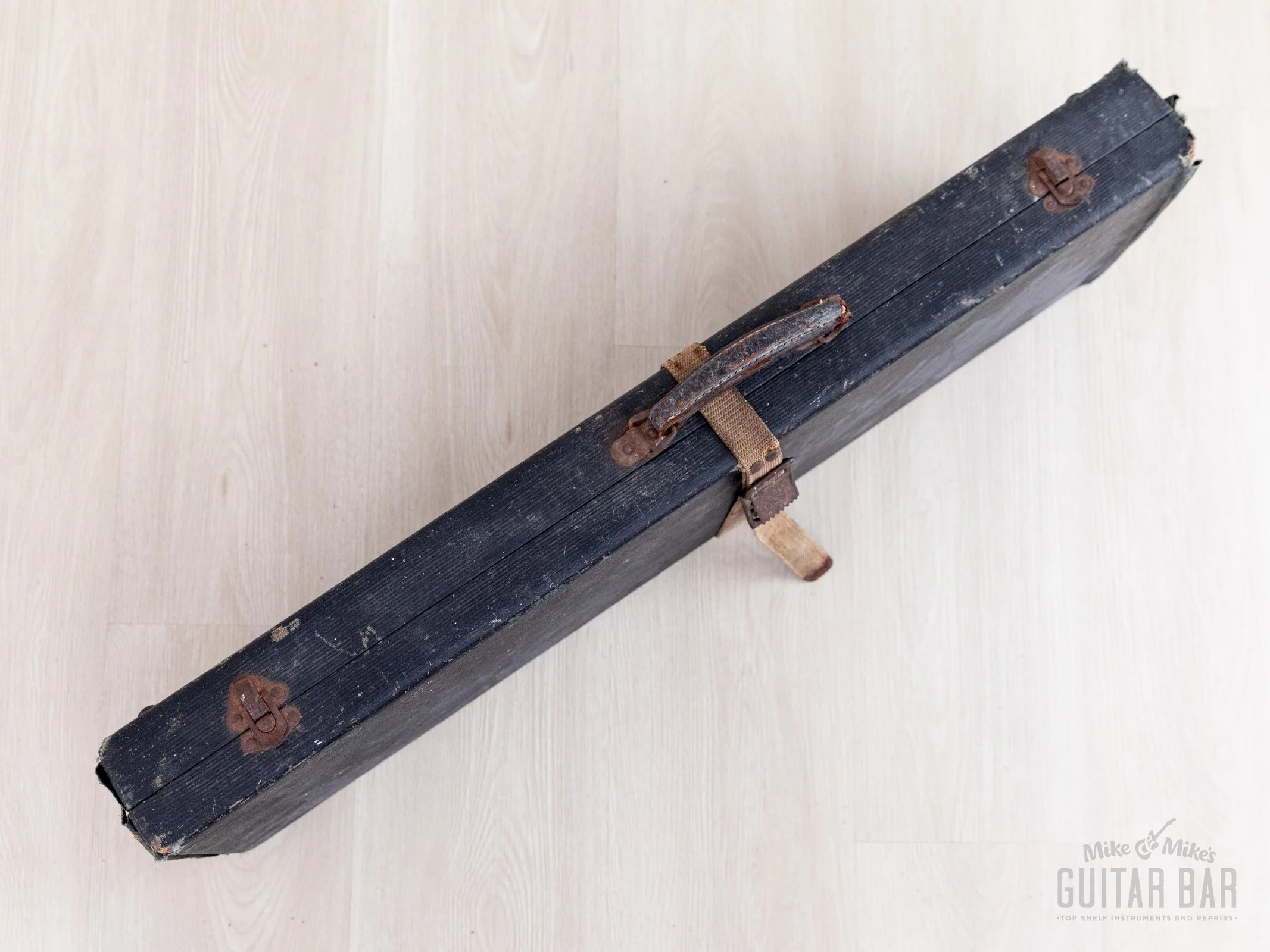 1930s AudioVox 7-String "Frying Pan" Vintage Lap Steel w/ Case, Seattle-Made, Paul Tutmarc - Image 14