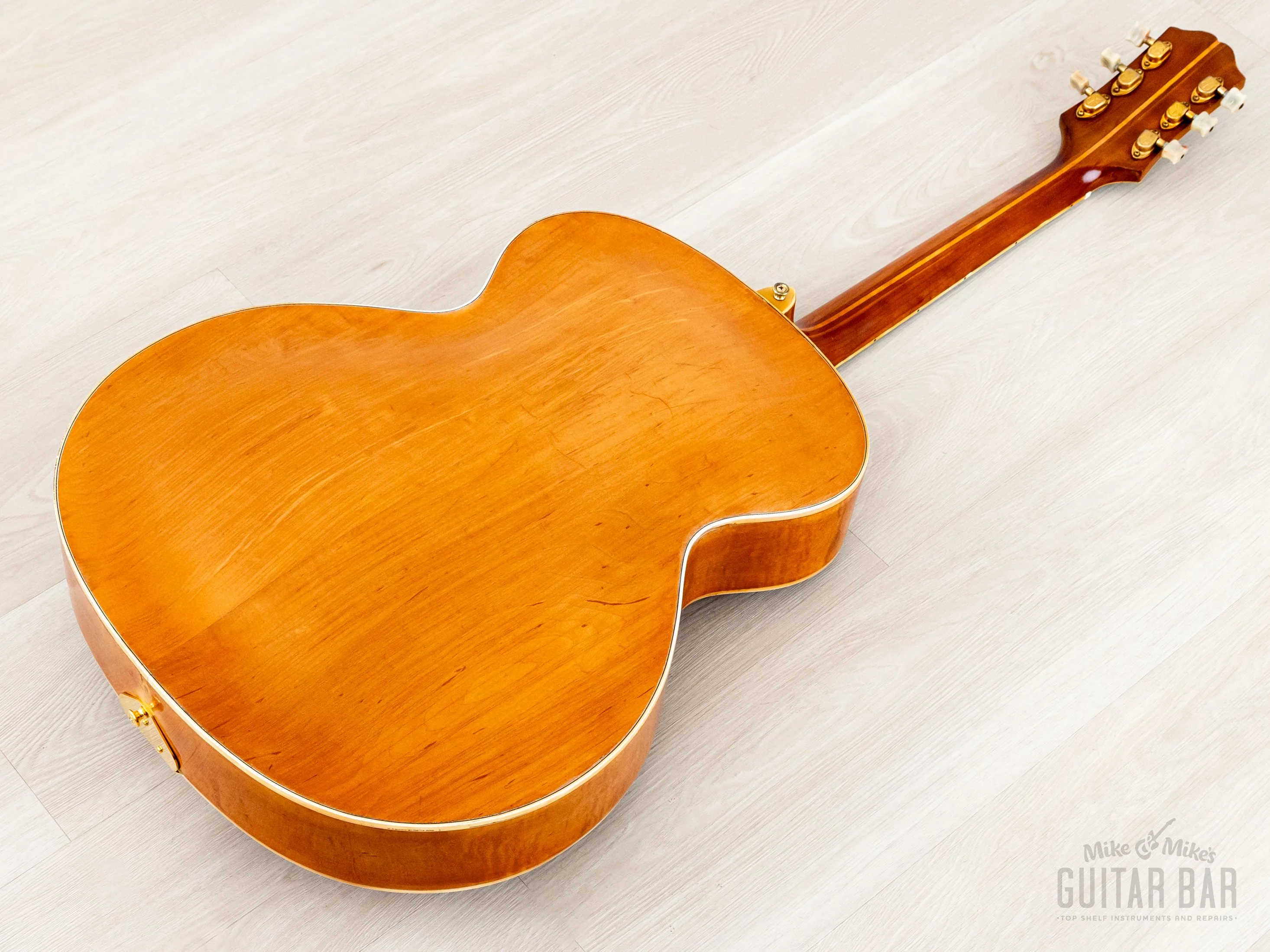 1949 Epiphone Broadway Vintage Archtop Guitar Blonde w/ DeArmond Rythm Chief 1000 Pickup & Case - Image 16