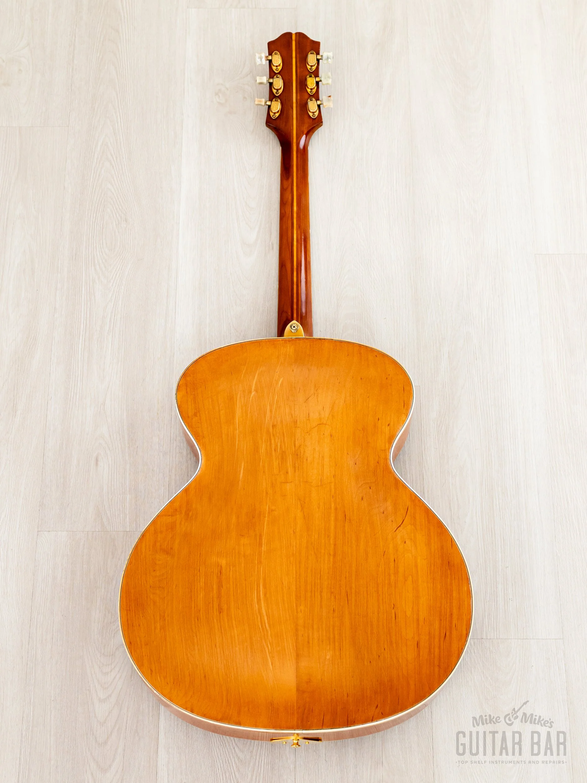 1949 Epiphone Broadway Vintage Archtop Guitar Blonde w/ DeArmond Rythm Chief 1000 Pickup & Case - Image 3