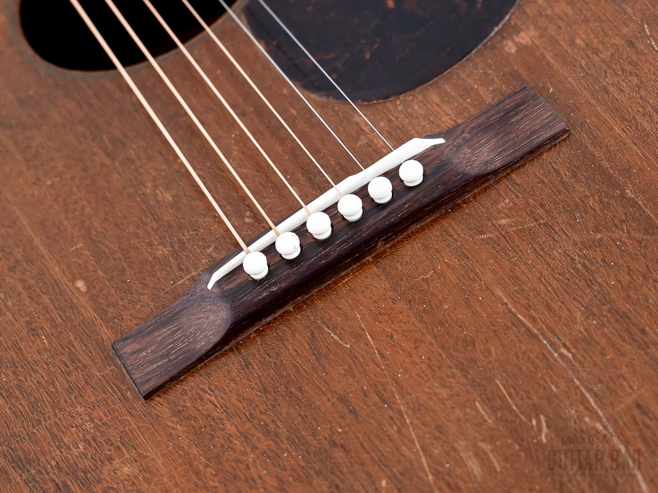 1943 Martin 0-15 Wartime Mahogany-Topped Vintage Acoustic Guitar w/ Case - Image 9