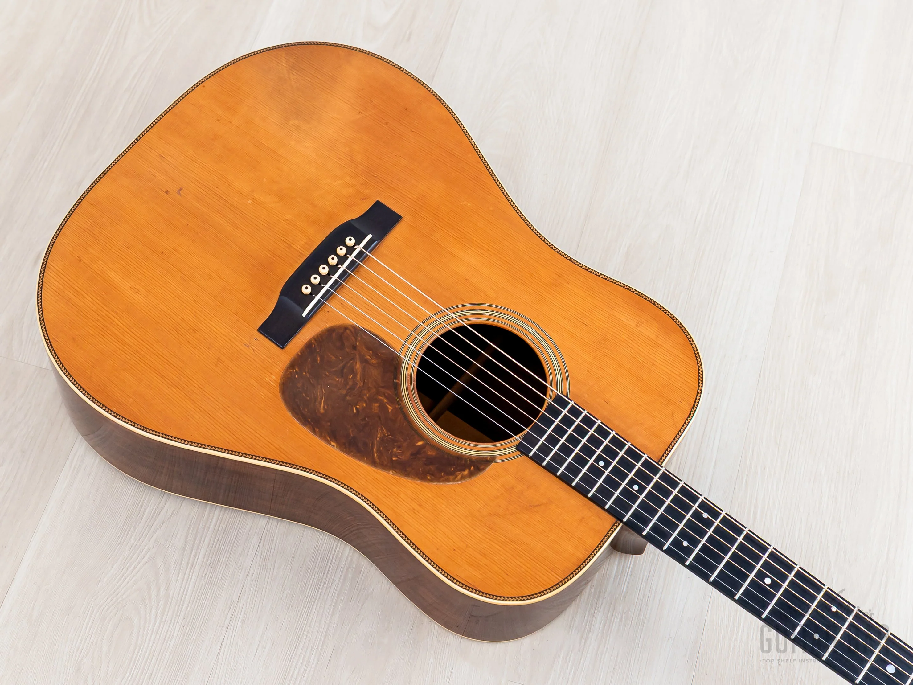 1944 Martin D-28 Wartime Herringbone Vintage Dreadnought Acoustic Guitar w/ Case - Image 10