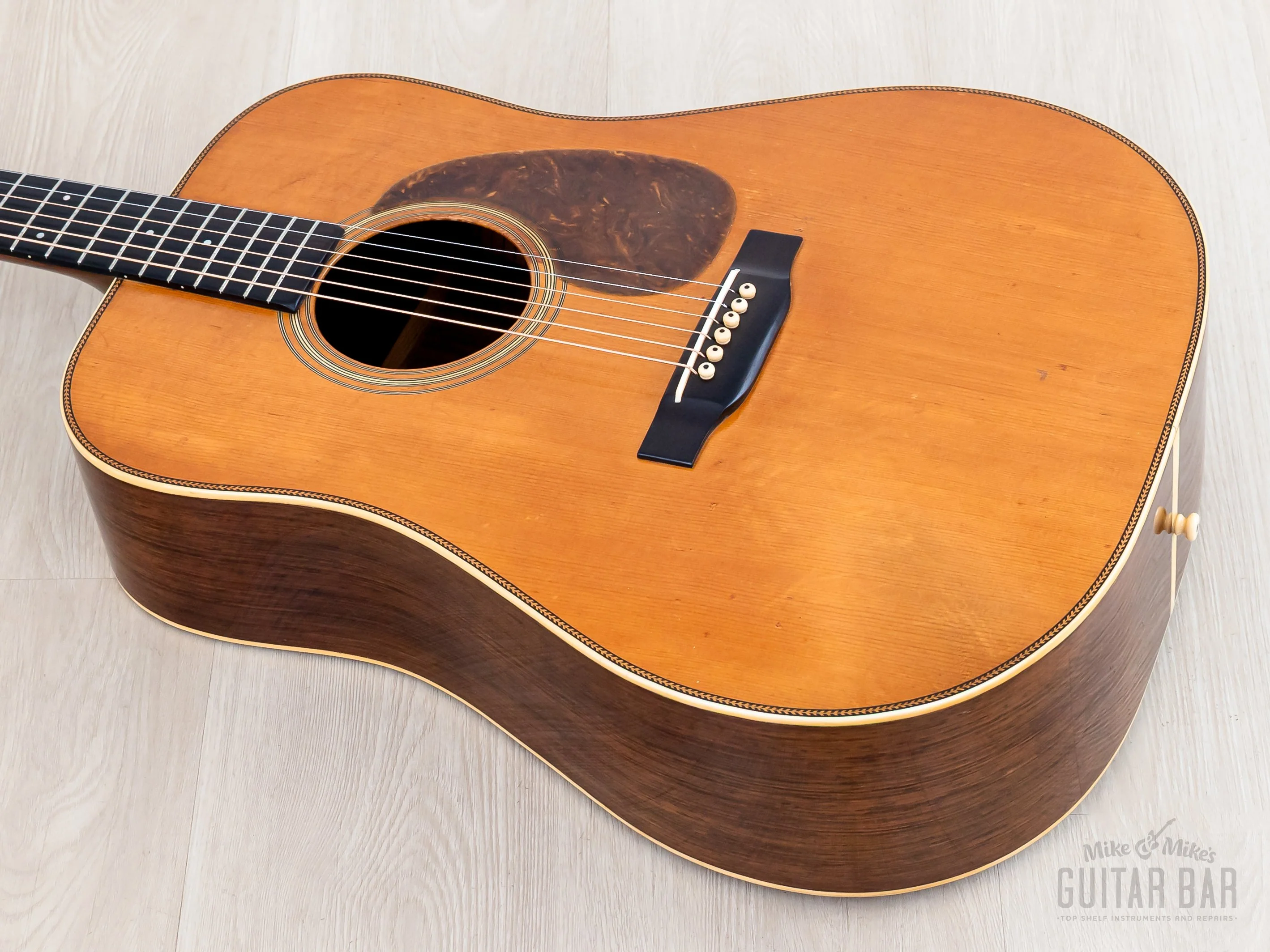 1944 Martin D-28 Wartime Herringbone Vintage Dreadnought Acoustic Guitar w/ Case - Image 11