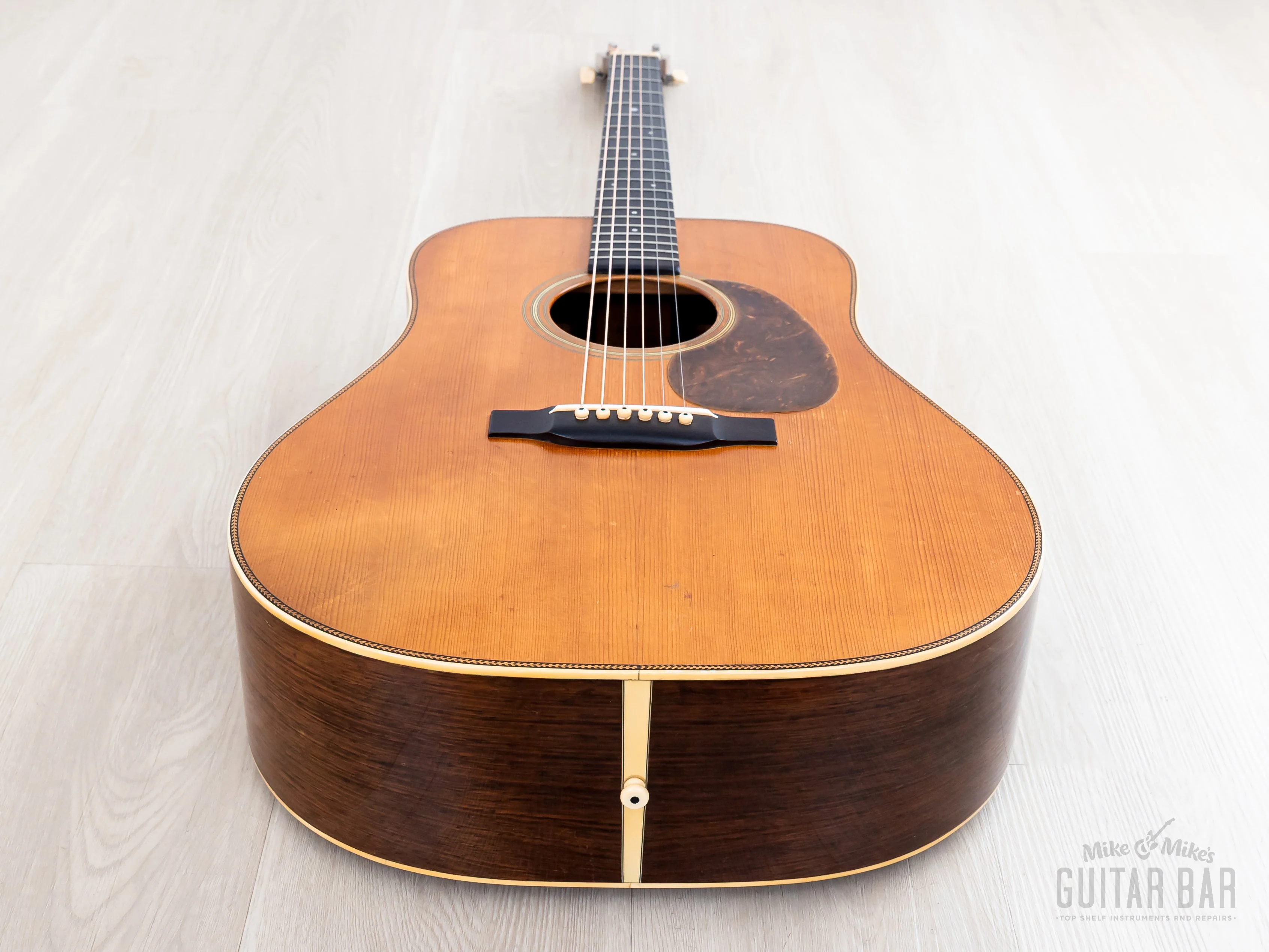 1944 Martin D-28 Wartime Herringbone Vintage Dreadnought Acoustic Guitar w/ Case - Image 12
