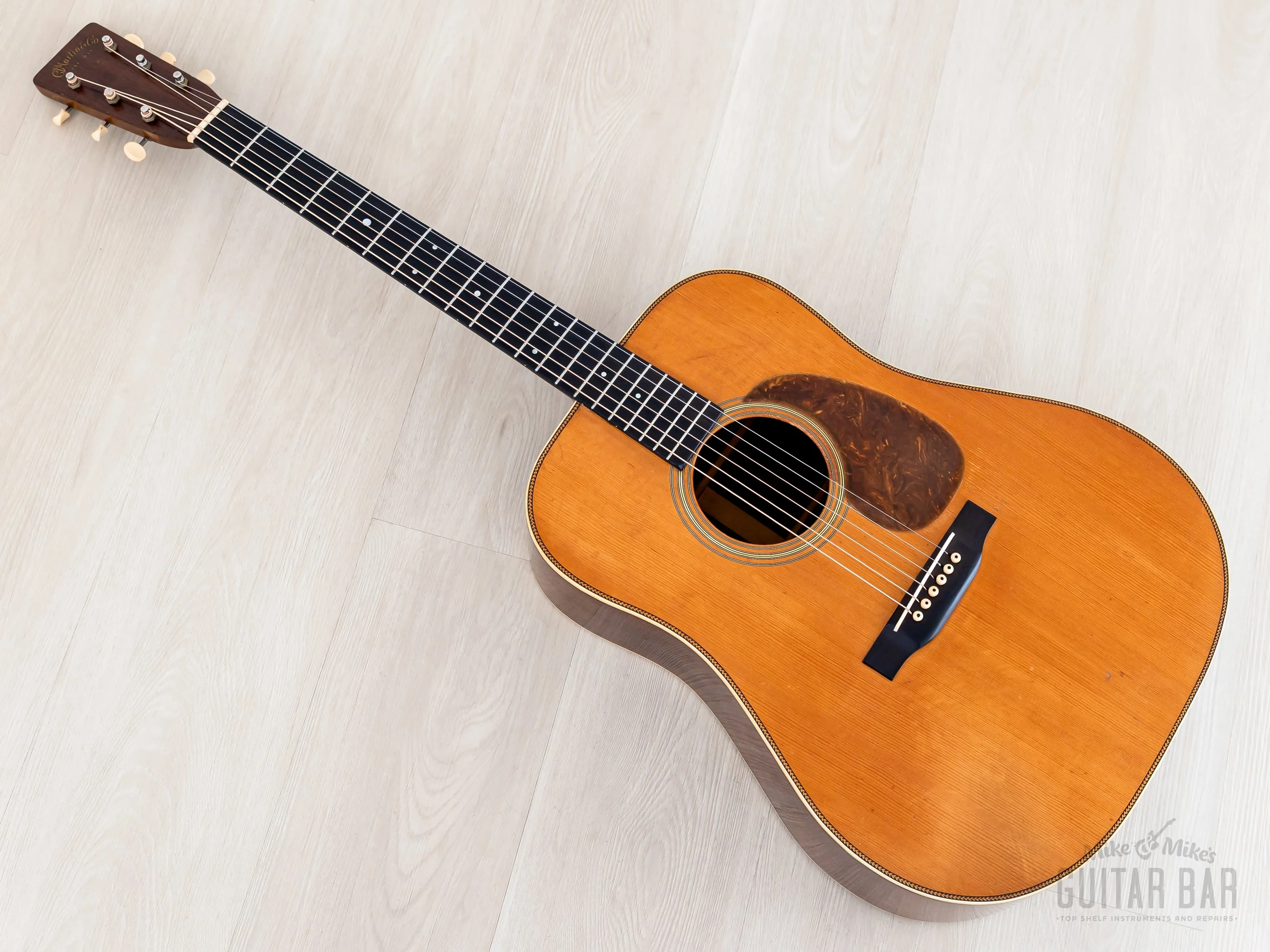1944 Martin D-28 Wartime Herringbone Vintage Dreadnought Acoustic Guitar w/ Case - Image 13