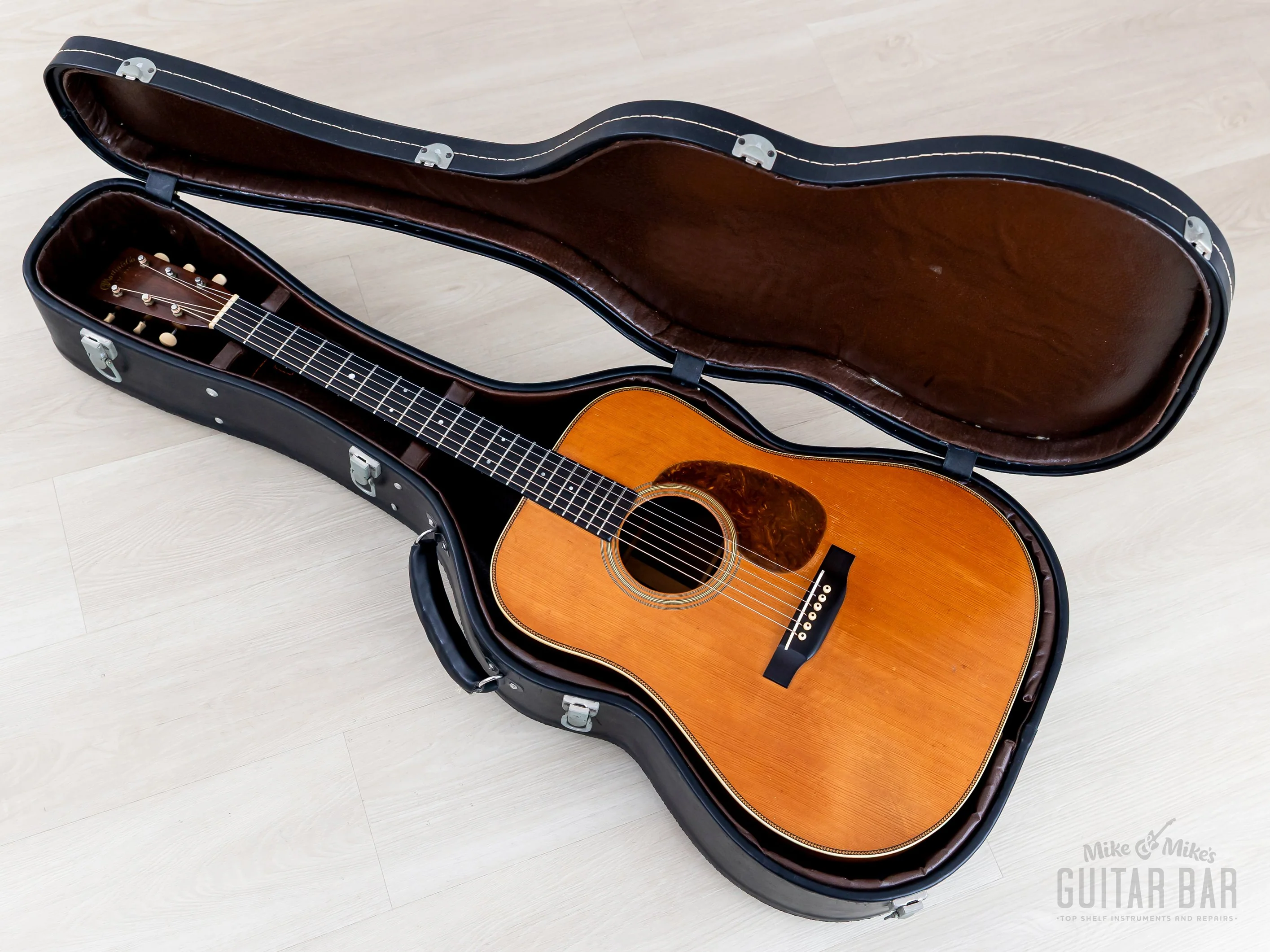 1944 Martin D-28 Wartime Herringbone Vintage Dreadnought Acoustic Guitar w/ Case - Image 19