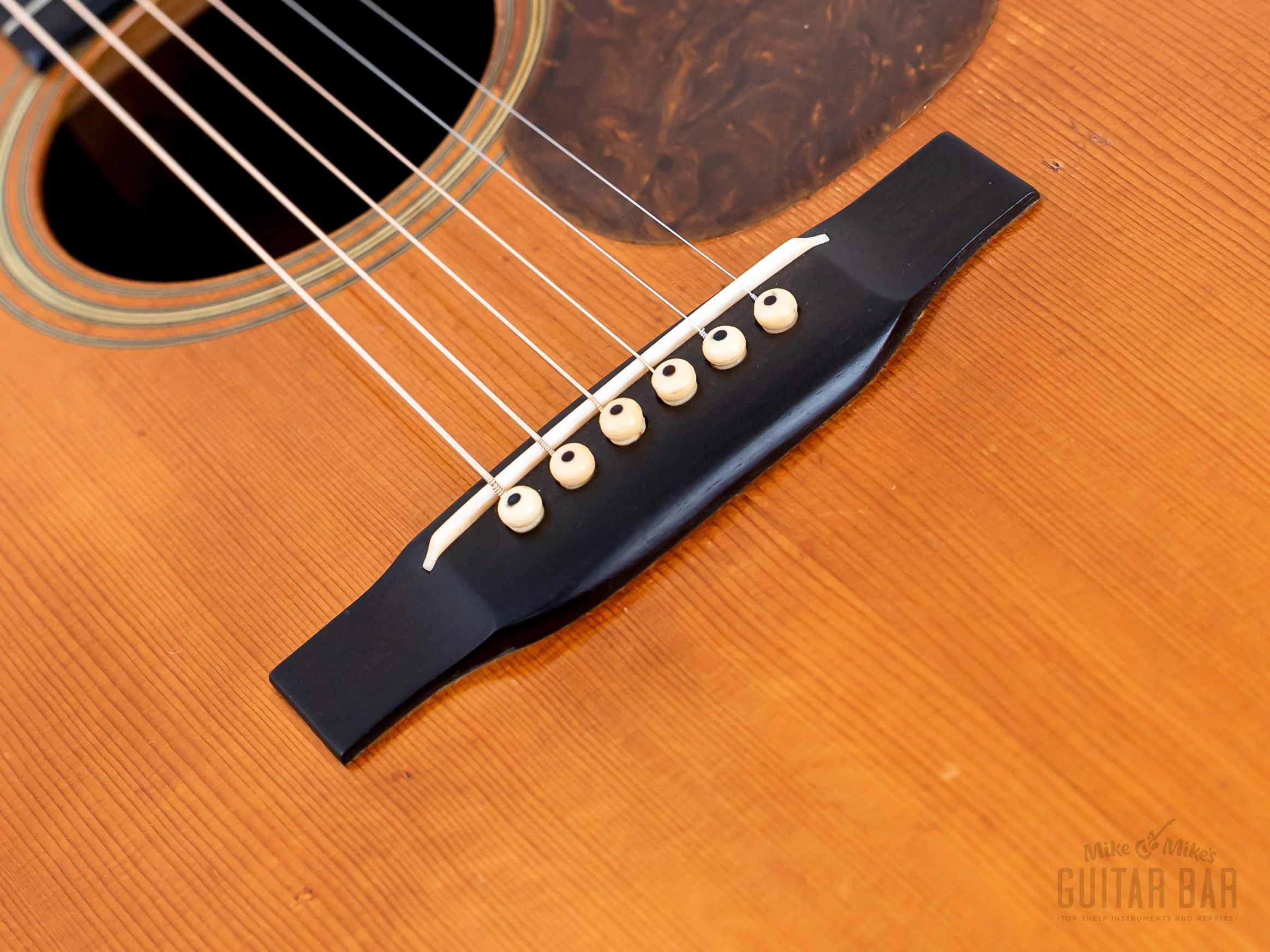 1944 Martin D-28 Wartime Herringbone Vintage Dreadnought Acoustic Guitar w/ Case - Image 9