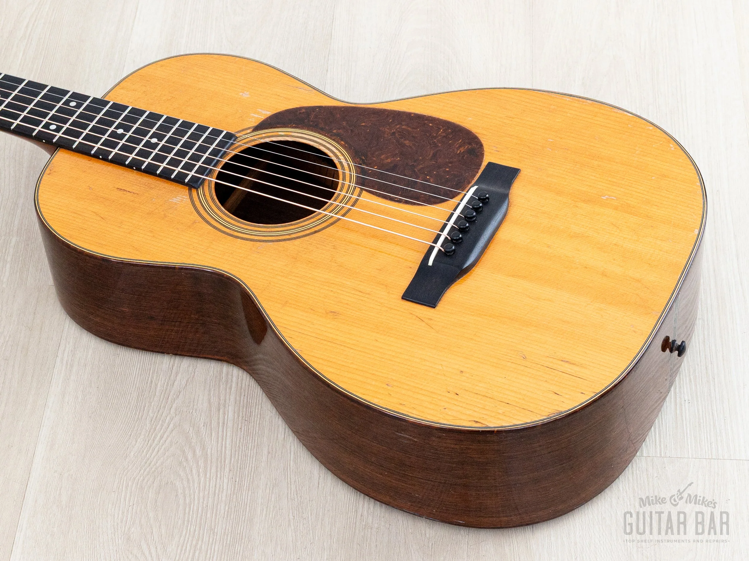 1946 Martin 0-21 Vintage Acoustic Guitar w/ Adirondack Top, Case - Image 11