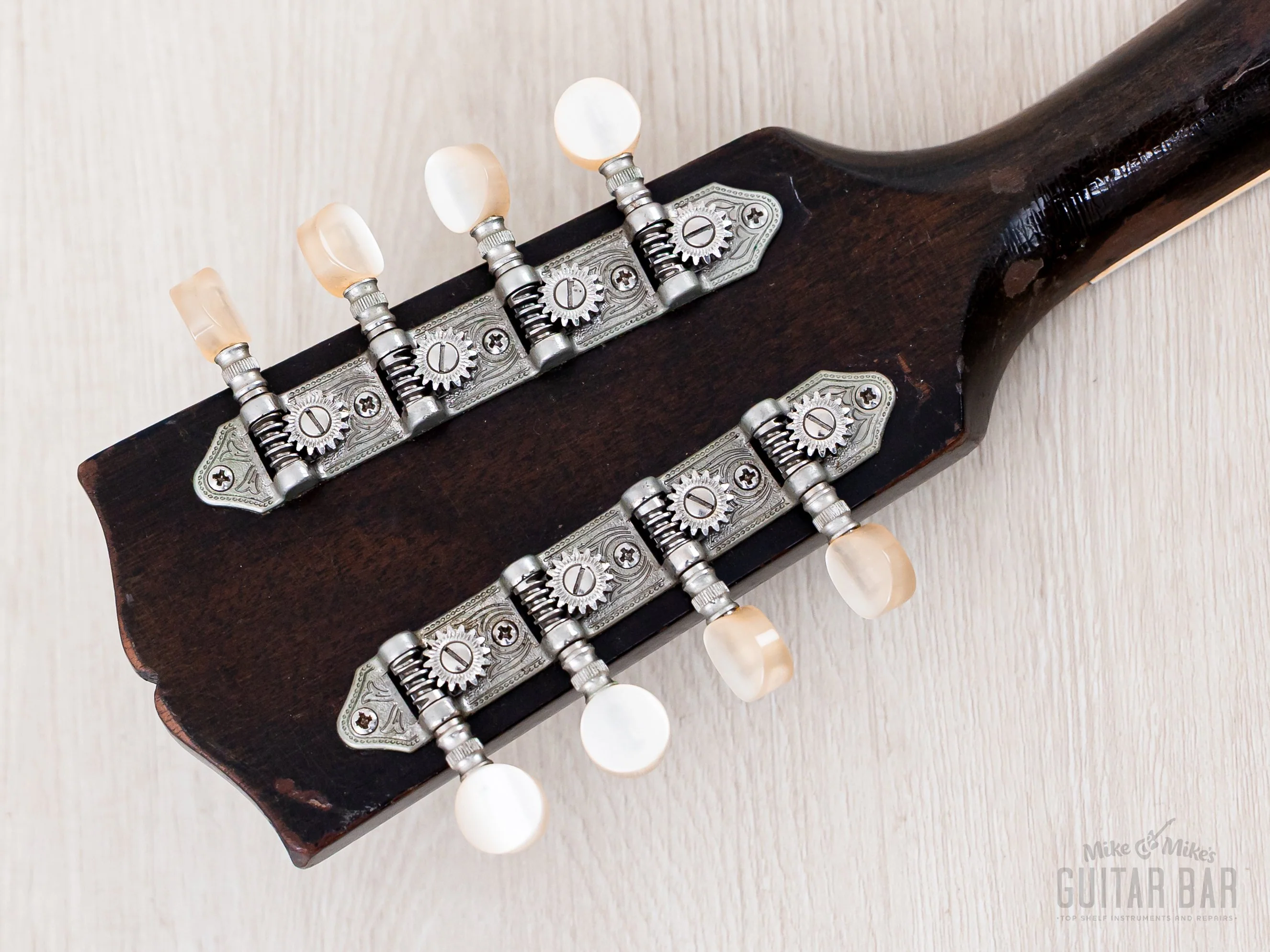 1948 Gibson EM-150 Vintage A-Style Electric Mandolin Sunburst w/ P-90, Case - Image 5