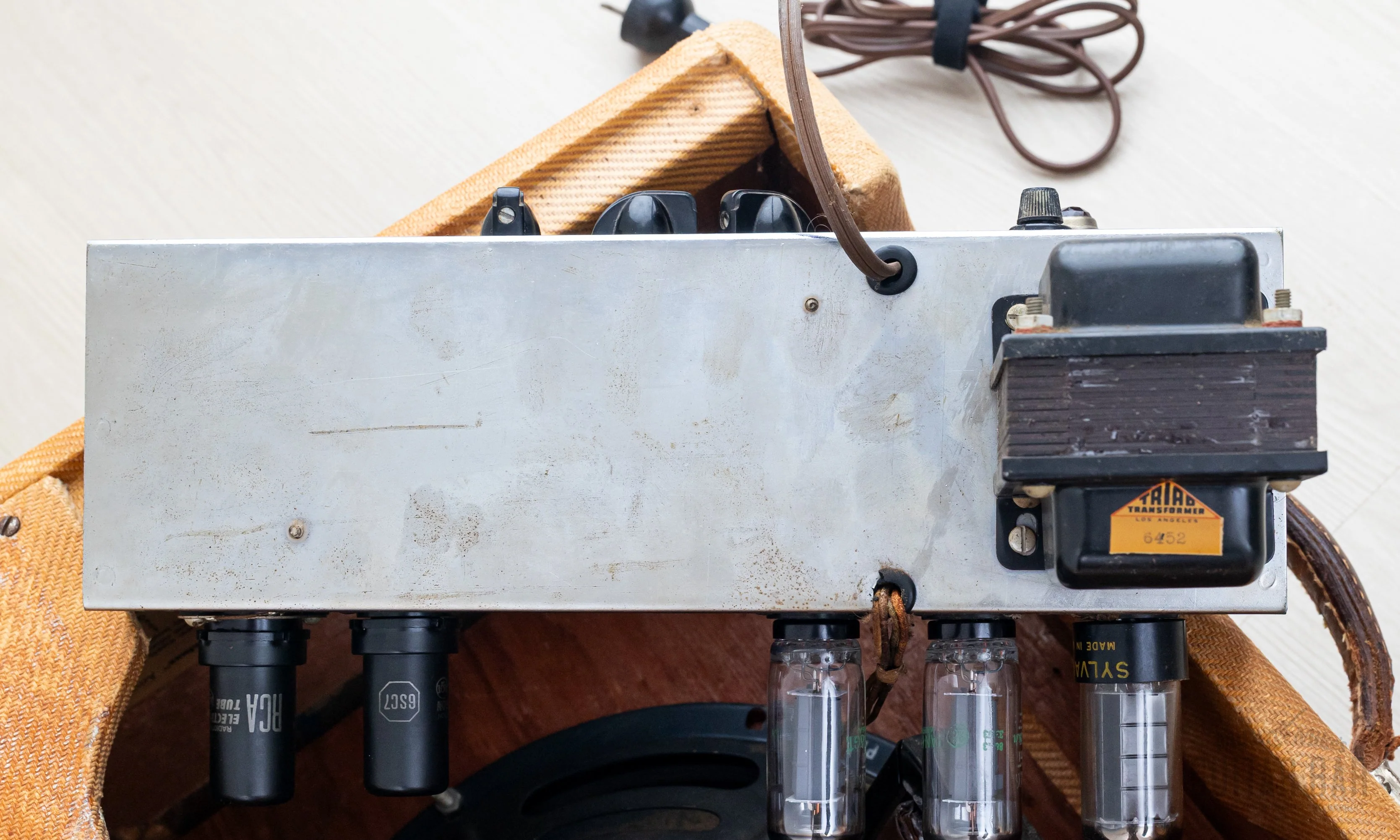 1949 Fender Deluxe Tweed TV Front Vintage Tube Amp - Image 15