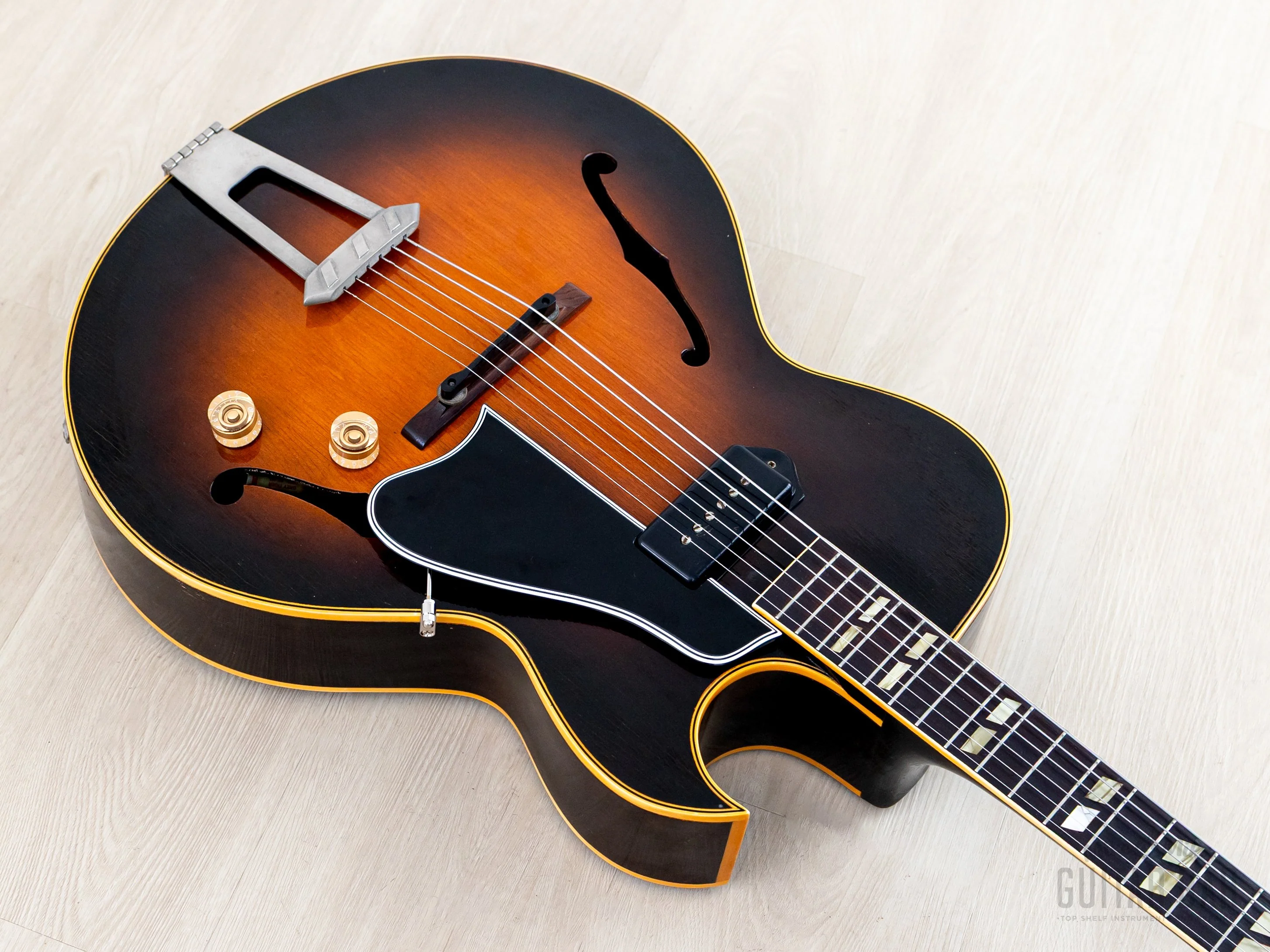 1950 Gibson ES-175 Vintage Archtop Electric Guitar Sunburst w/ Case - Image 11
