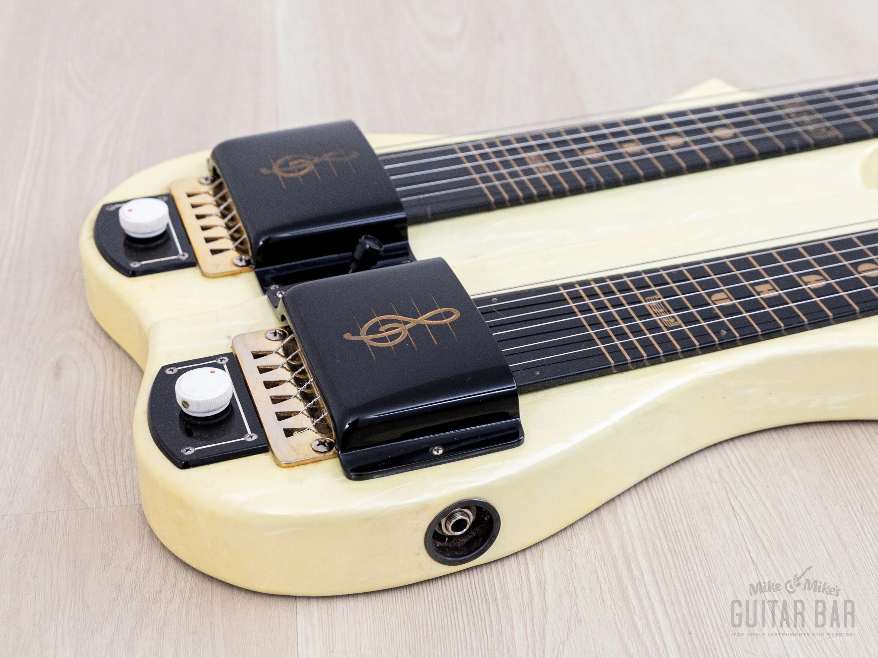 1950 Oahu Iolana Double Neck Valco-Made Lap Steel w/ 403K "Dolores" Bandstand Tube Amp 1x12 - Image 6