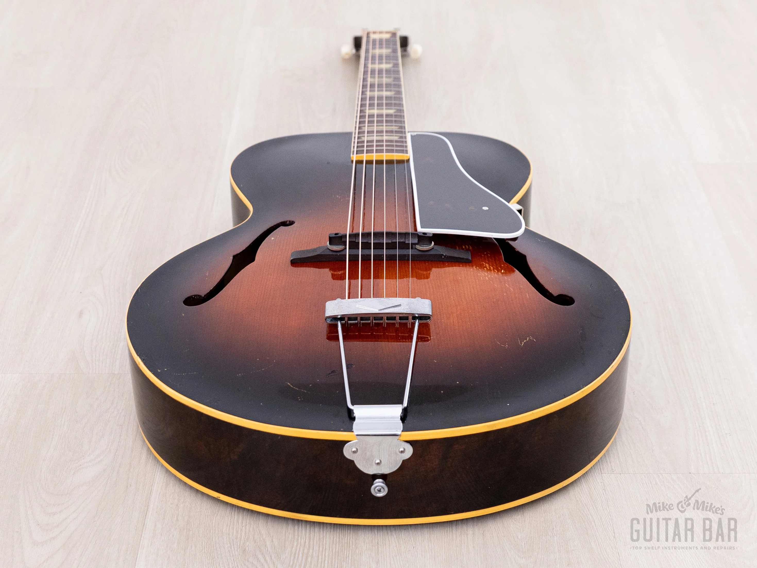 1951 Gibson L-50 Vintage Carved Top Archtop Acoustic Guitar Sunburst w/ Case - Image 15