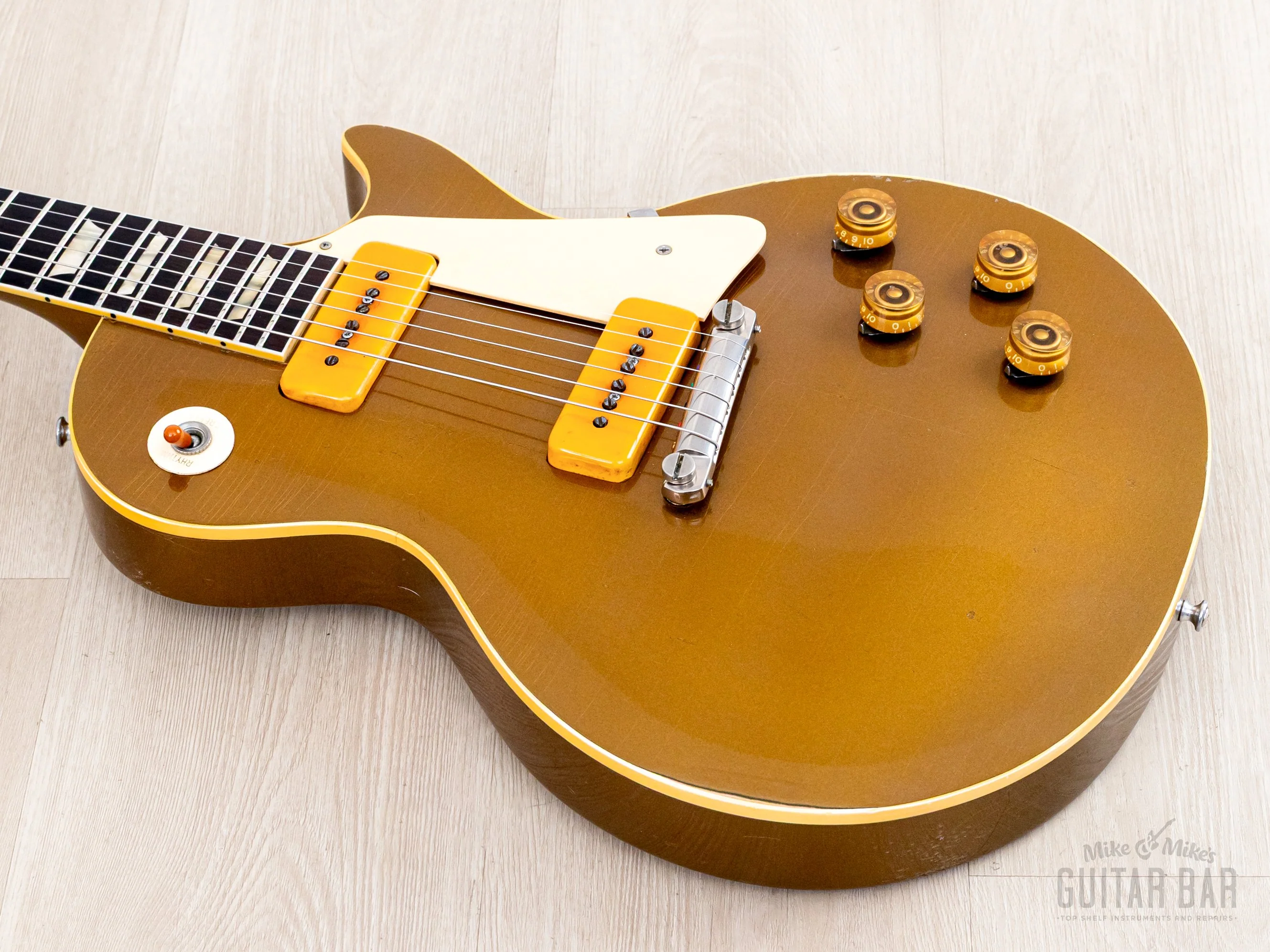 1953 Gibson Les Paul Standard Goldtop Vintage Guitar w/ Case - Image 9