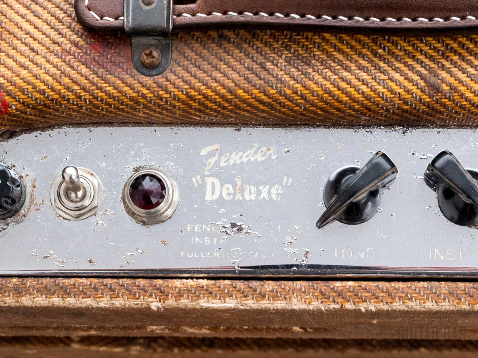 1954 Fender Tweed Deluxe 5D3 Wide Panel Vintage Tube Amp 1x12 w/ Jensen P12R - Image 5