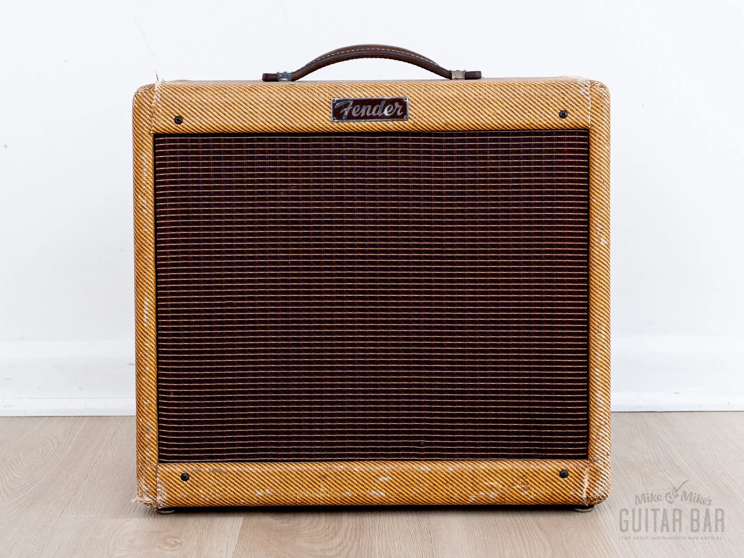 1955 Fender Princeton Tweed Vintage Tube Amp Narrow Panel Big Box 5F2 Circuit w/ Jensen - Image 2