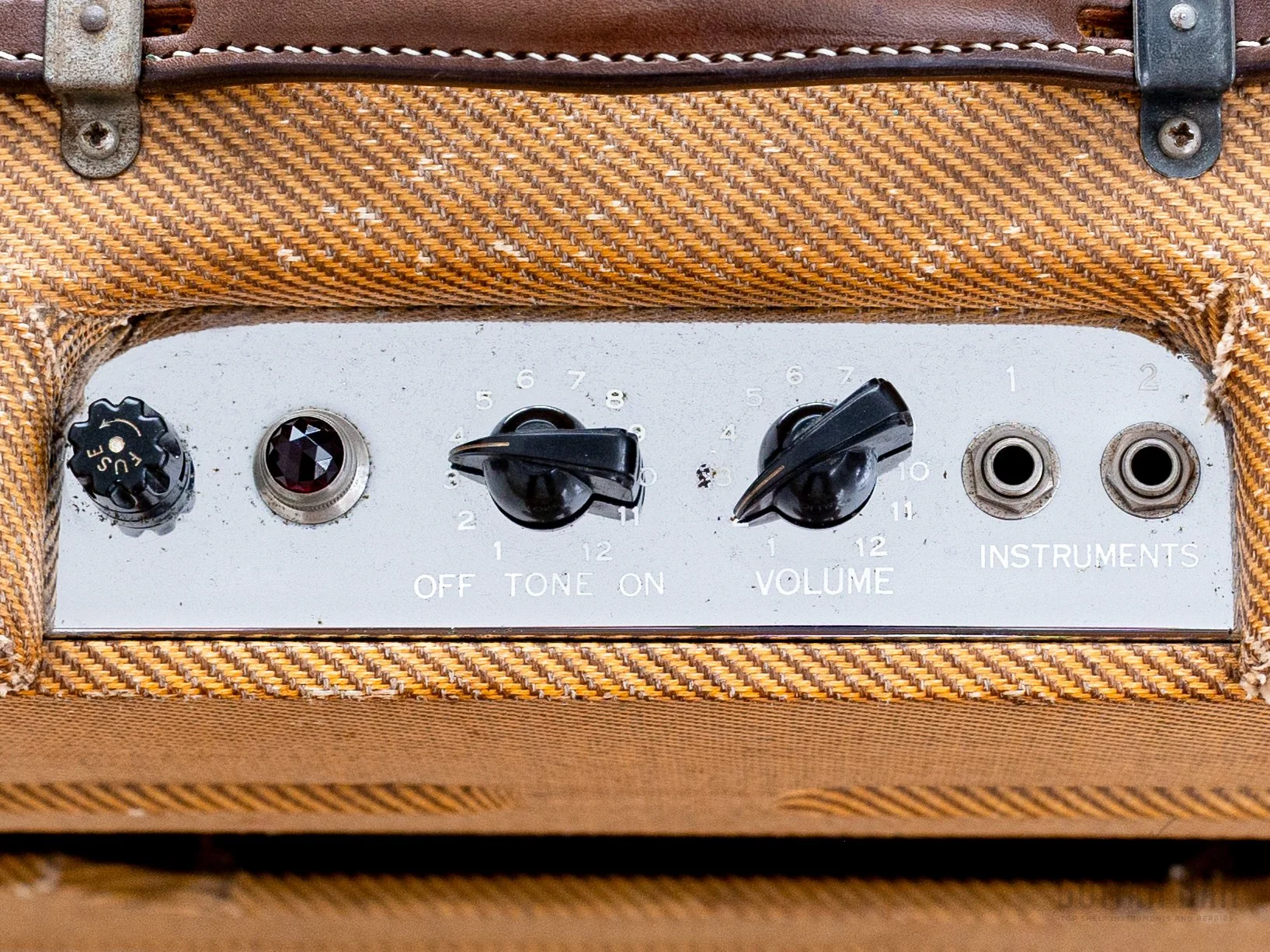1955 Fender Princeton Tweed Vintage Tube Amp Narrow Panel Big Box 5F2 Circuit w/ Jensen - Image 4