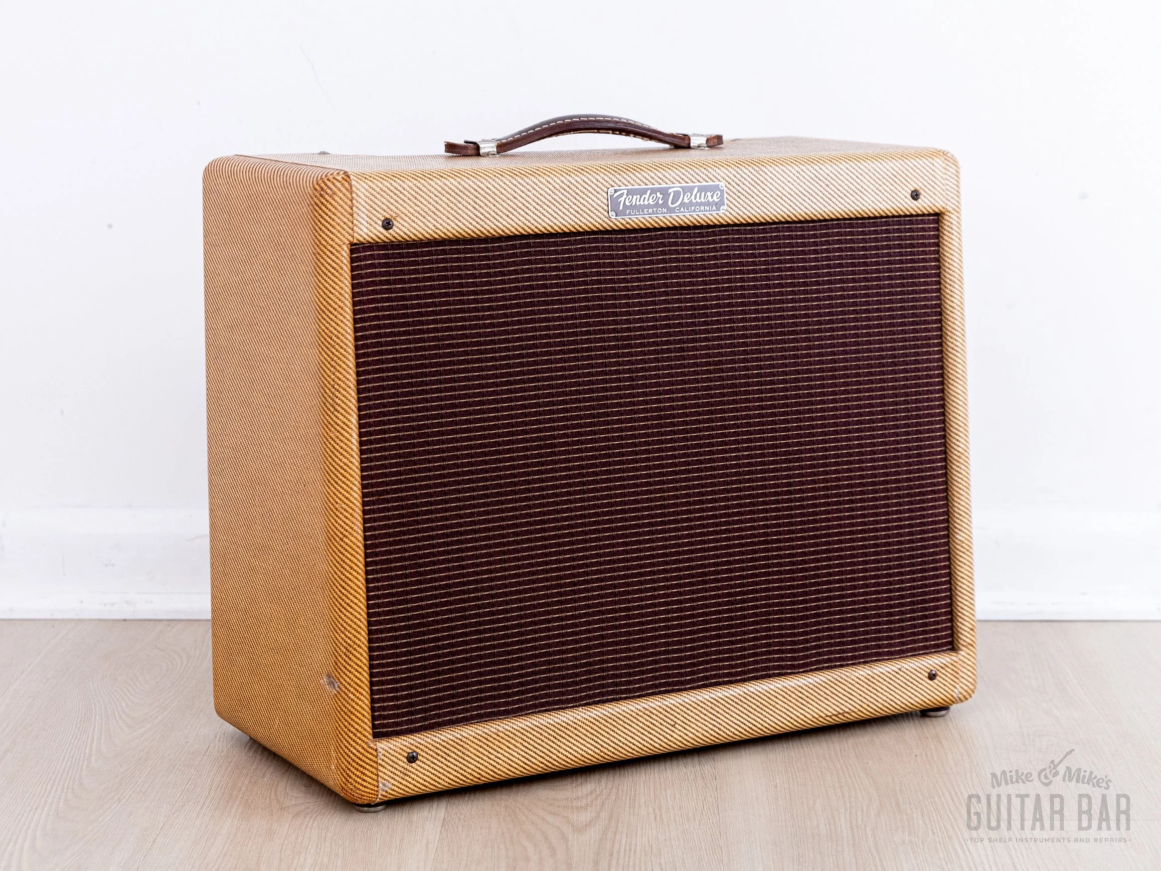 1956 Fender Deluxe Tweed Narrow Panel Vintage Tube Amp 5E3 w/ Jensen P12R, Collector-Grade