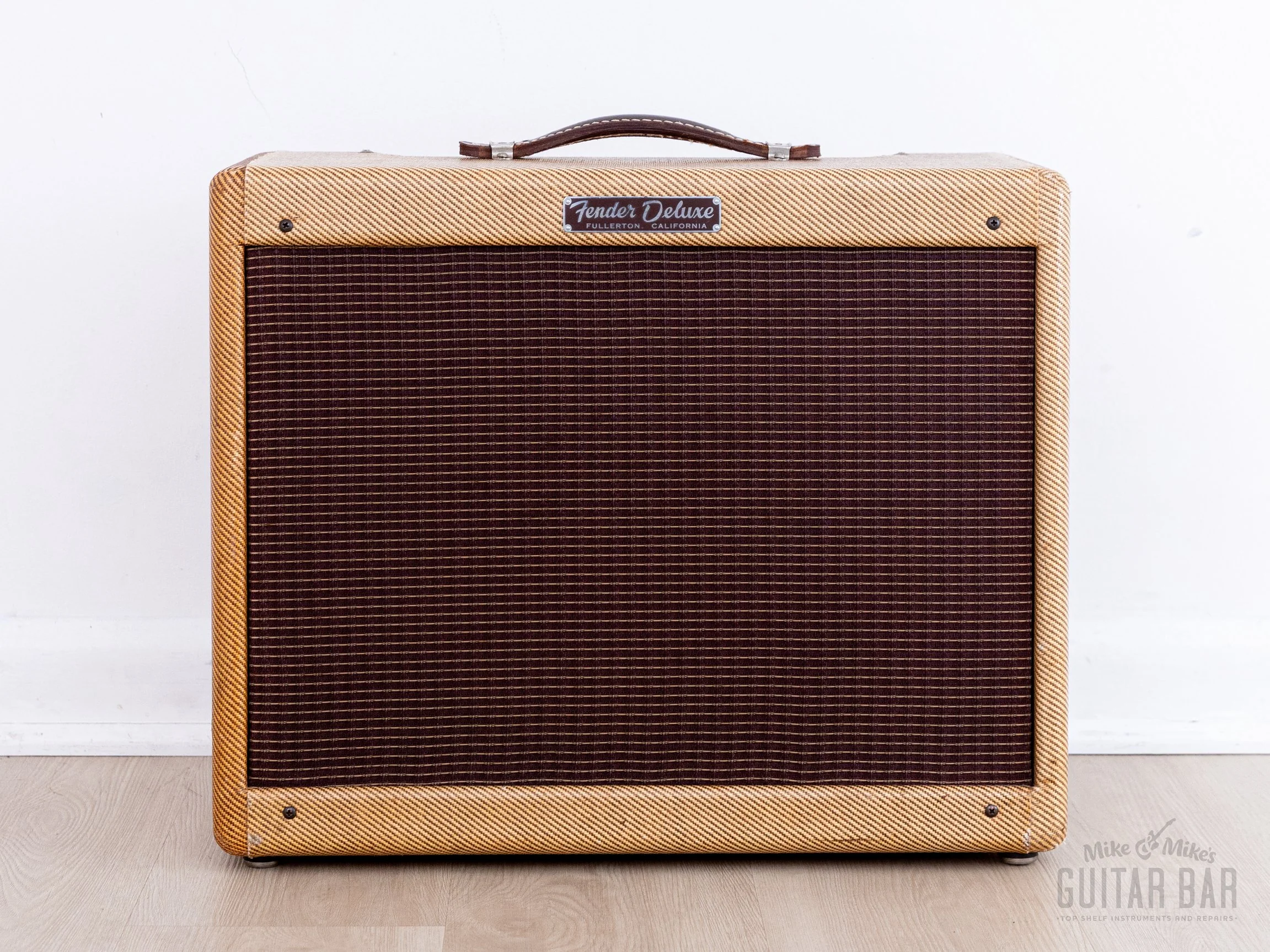 1956 Fender Deluxe Tweed Narrow Panel Vintage Tube Amp 5E3 w/ Jensen P12R, Collector-Grade - Image 2