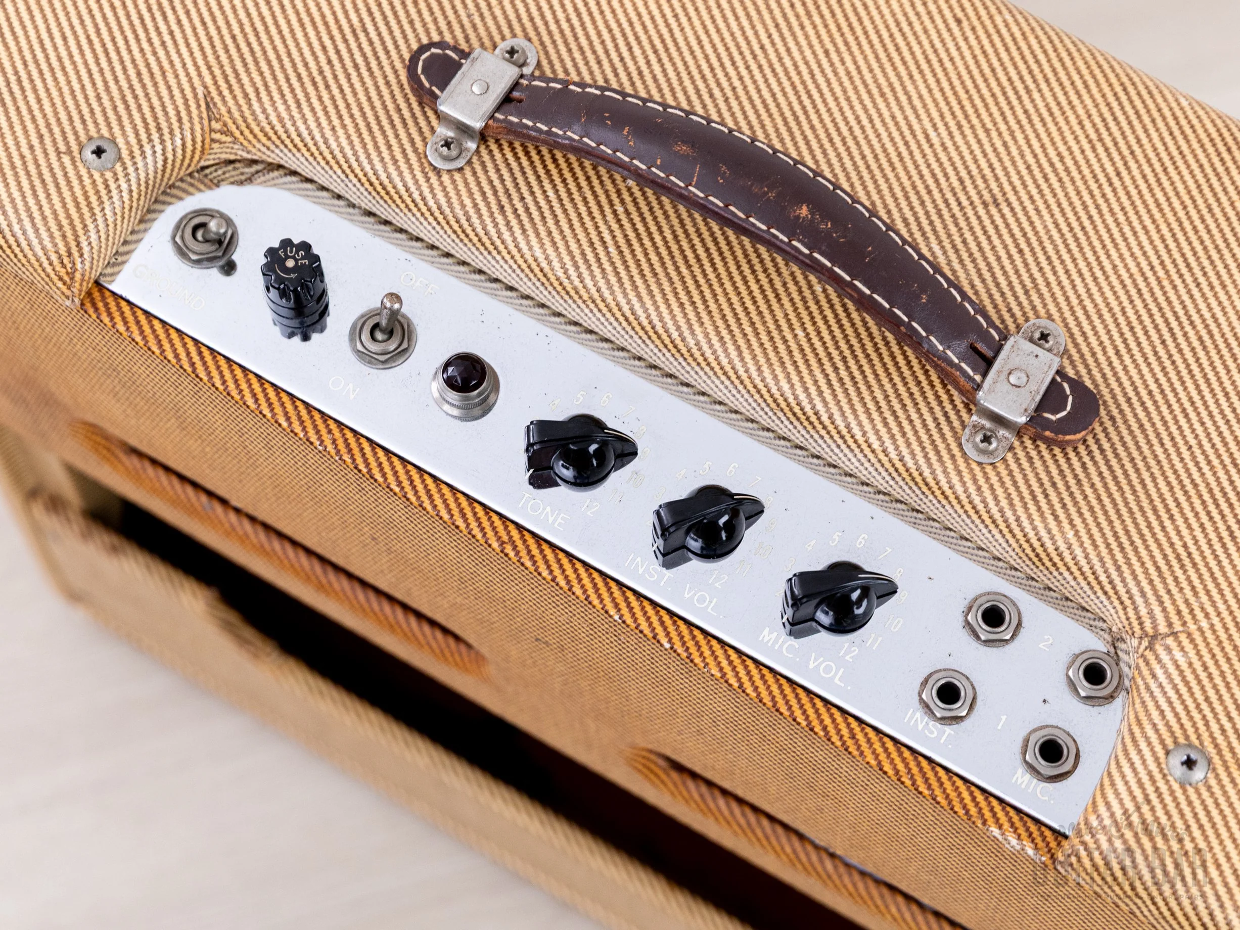1956 Fender Deluxe Tweed Narrow Panel Vintage Tube Amp 5E3 w/ Jensen P12R, Collector-Grade - Image 4