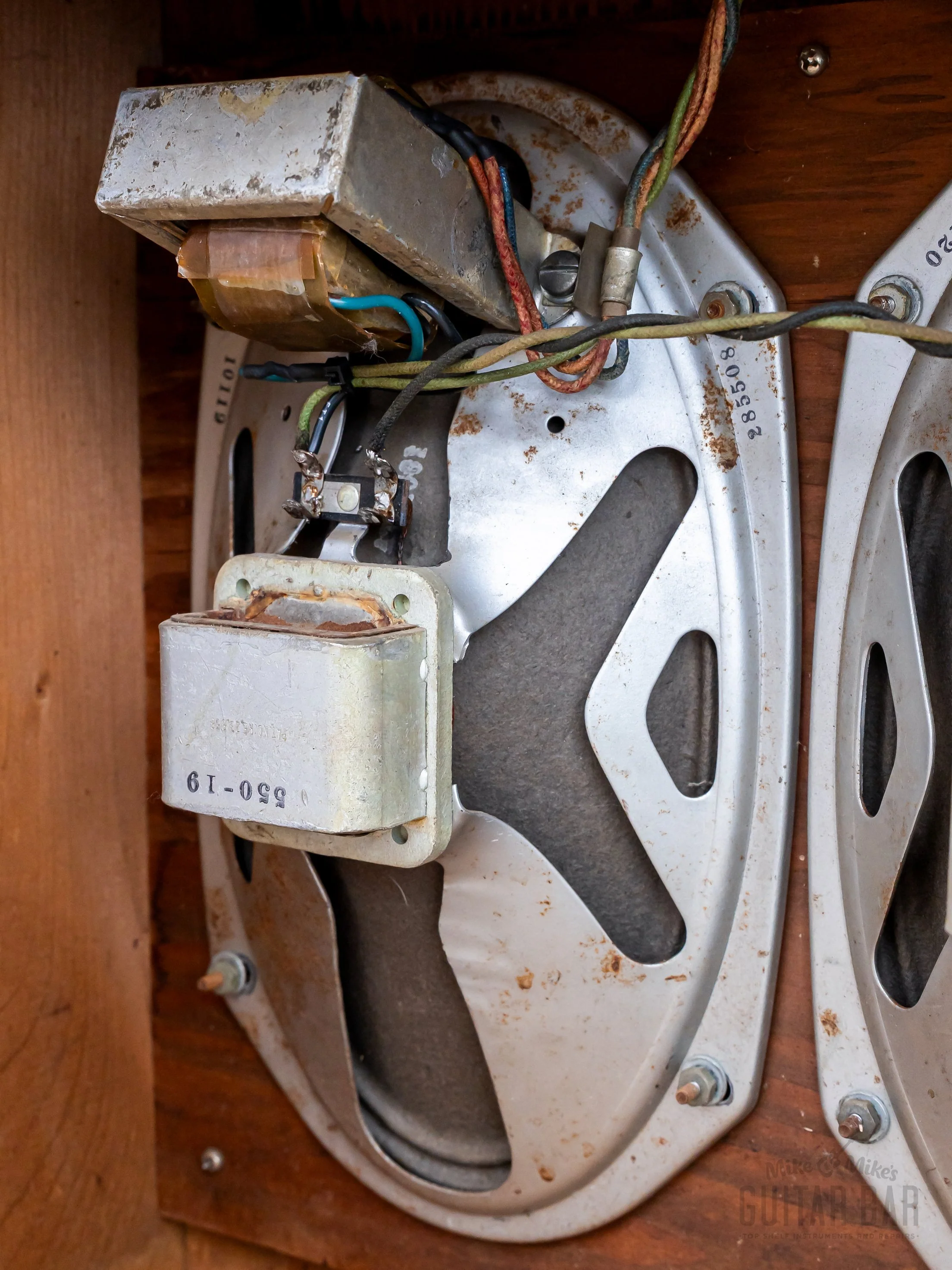 1956 Gretsch Electromatic Twin Model 6161 Vintage Tweed Amp Valco-Made w/ 6x11 Speakers, Serviced - Image 12