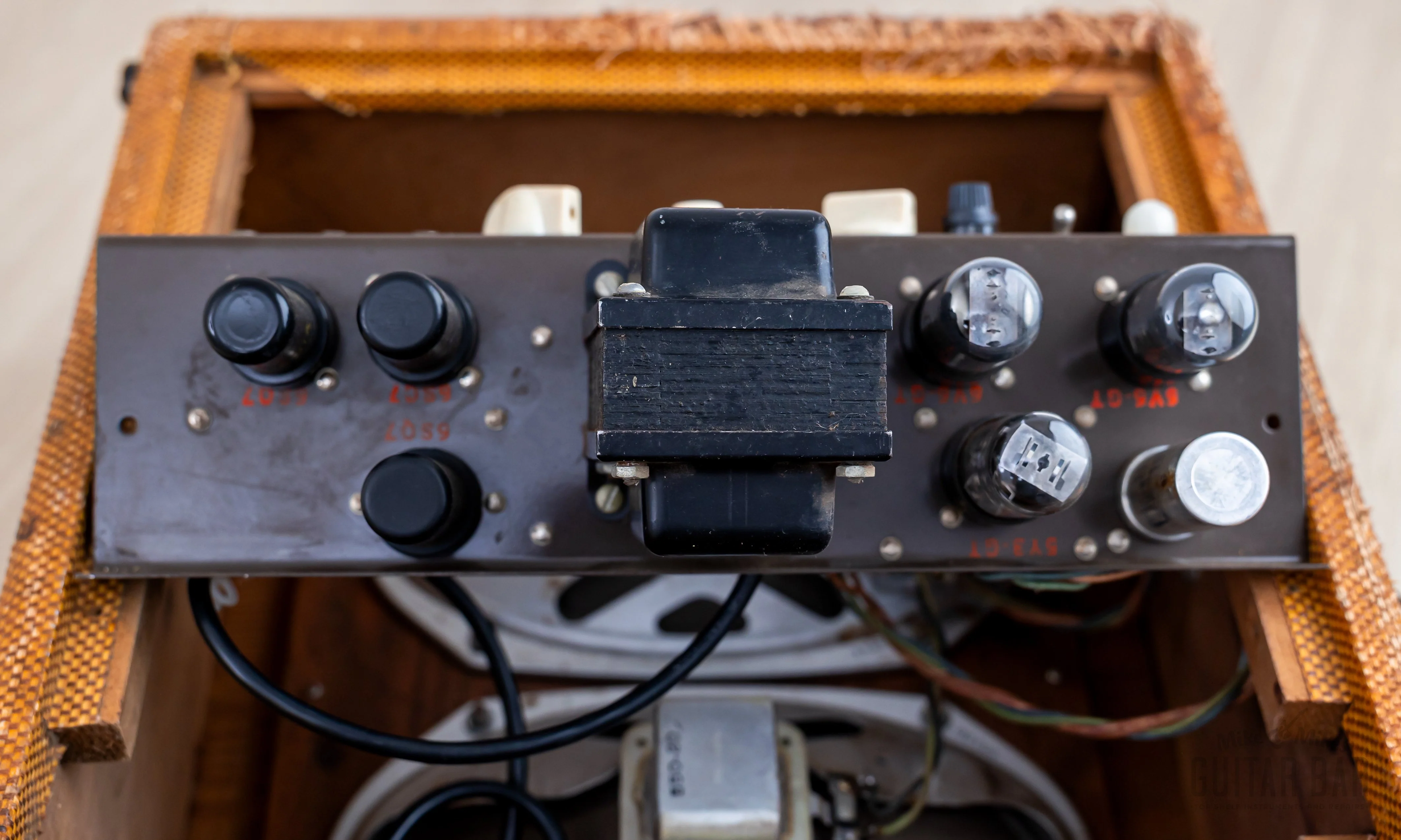 1956 Gretsch Electromatic Twin Model 6161 Vintage Tweed Amp Valco-Made w/ 6x11 Speakers, Serviced - Image 16