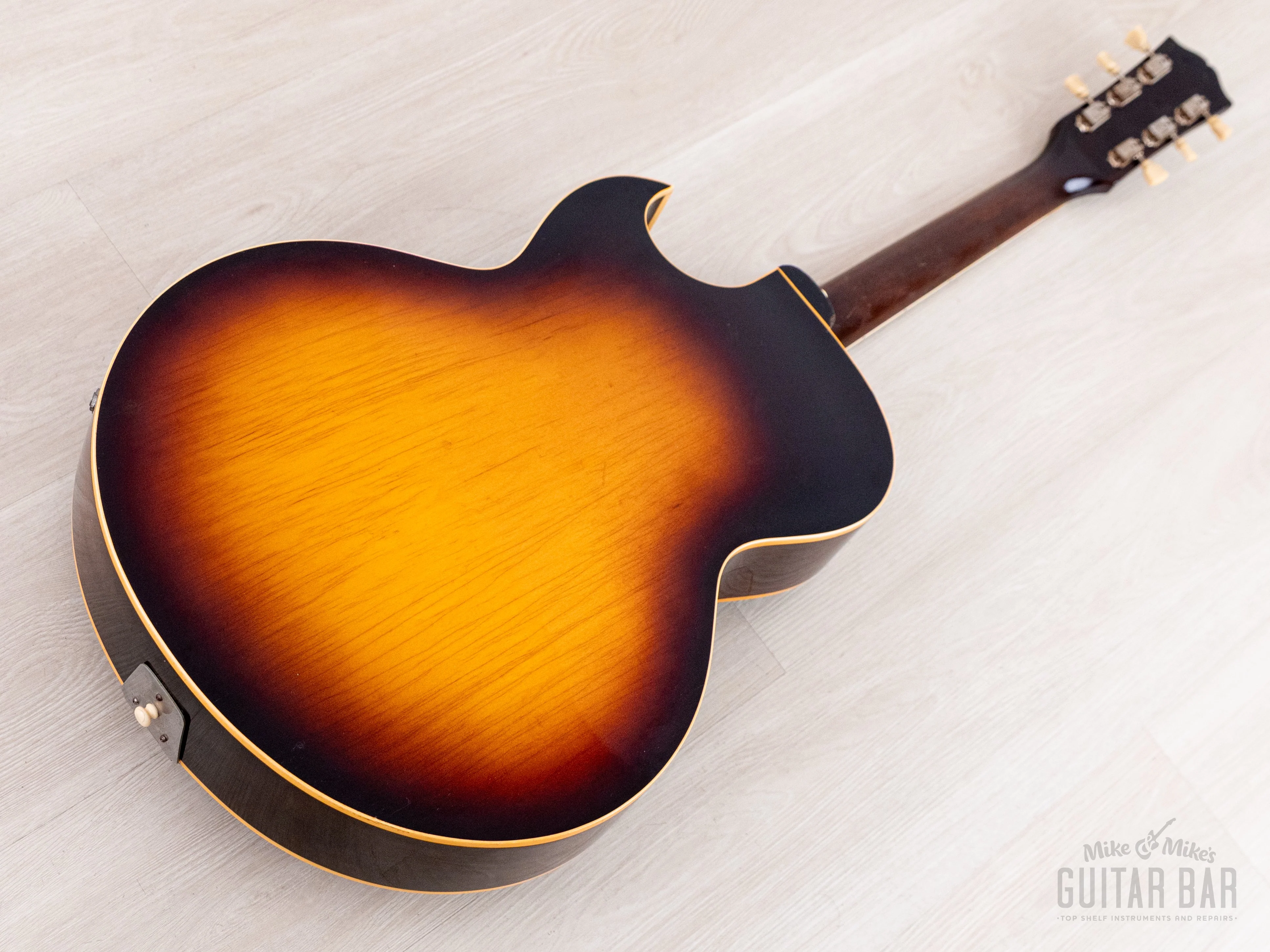 1957 Gibson ES-175 Vintage Hollowbody Guitar Sunburst w/ Lifton Case - Image 16