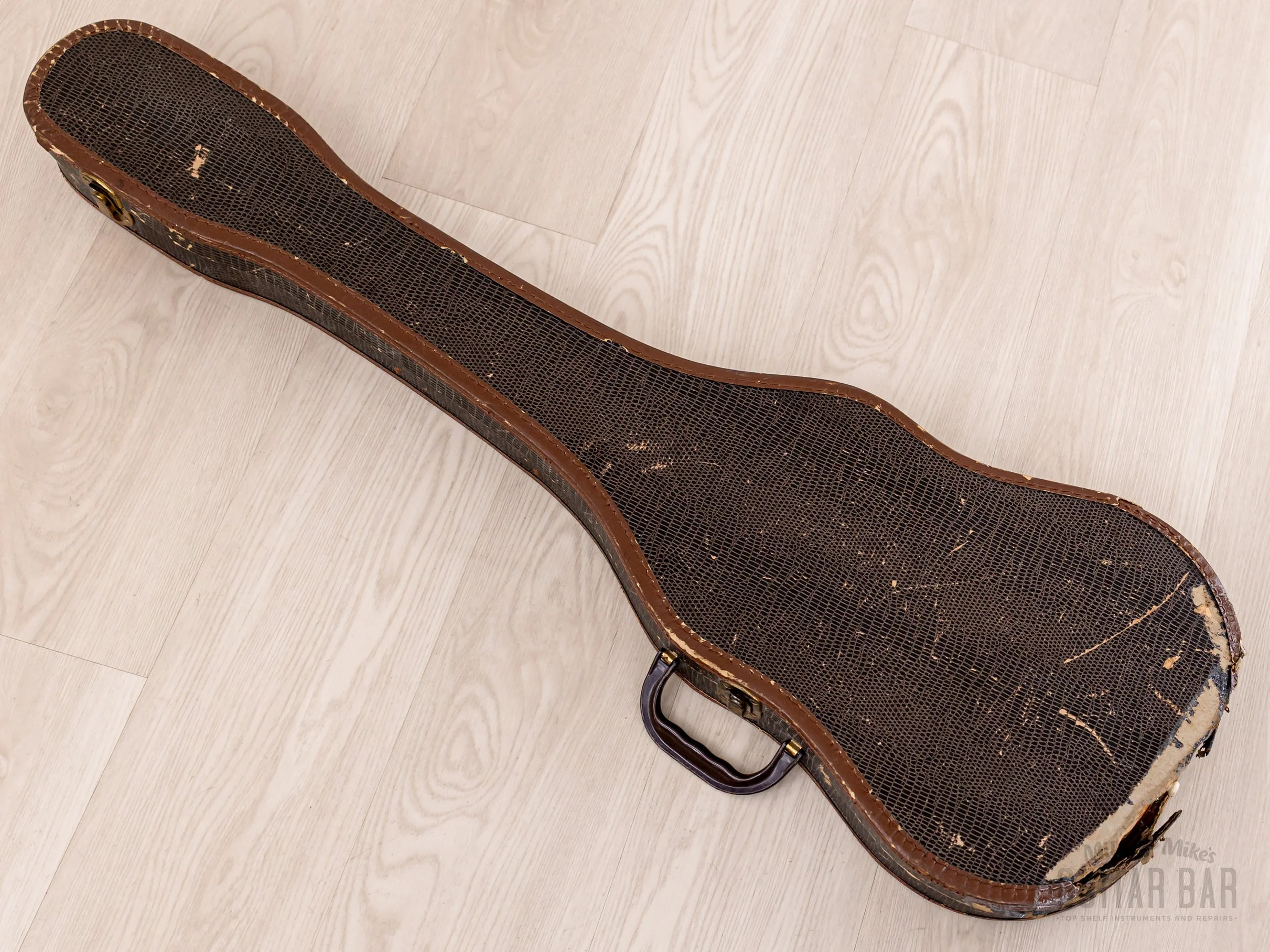 1957 Kay K142 Vintage Neck Through Electric Guitar Copper, 100% Original w/ Case - Image 20