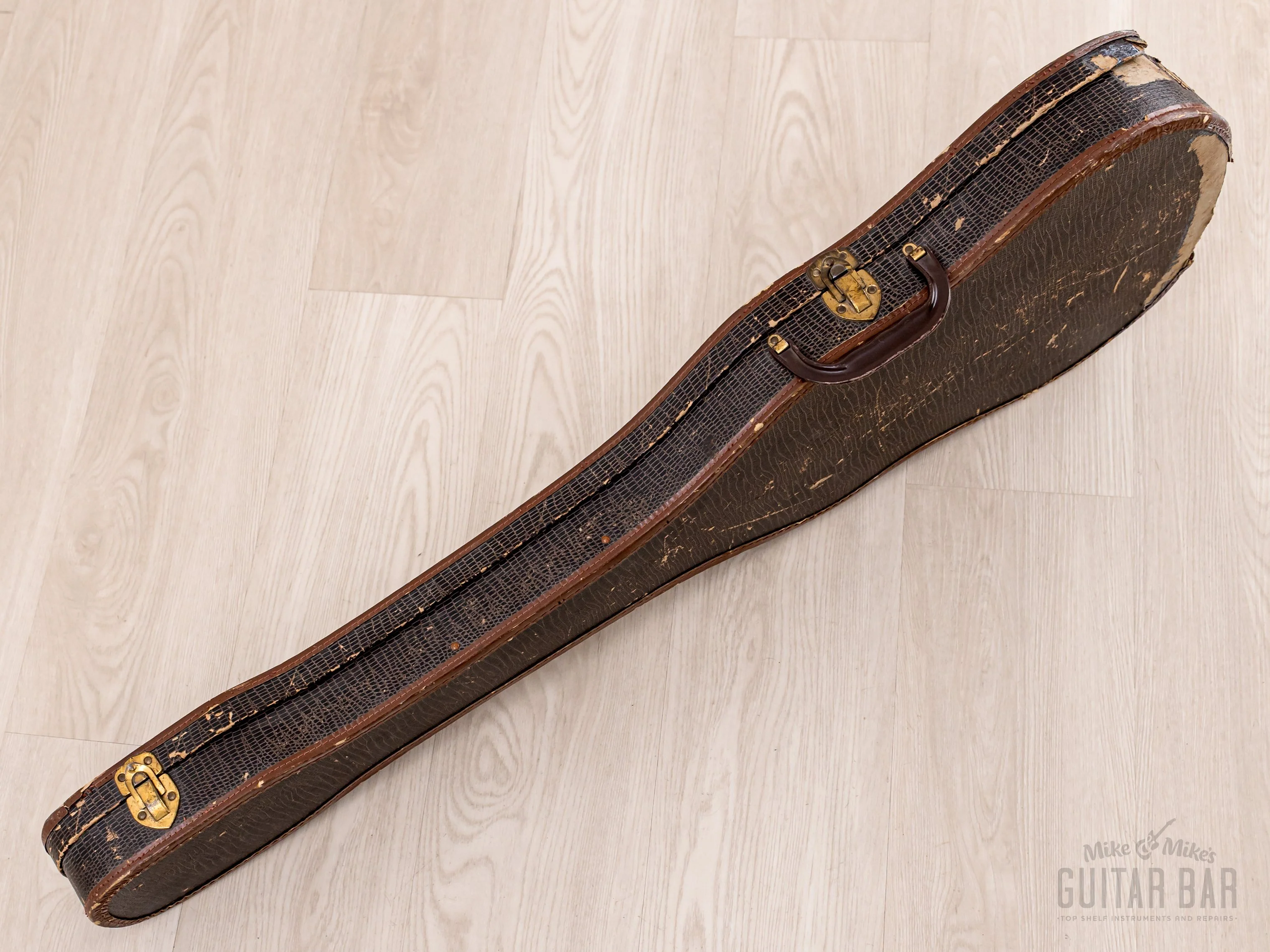 1957 Kay K142 Vintage Neck Through Electric Guitar Copper, 100% Original w/ Case - Image 21
