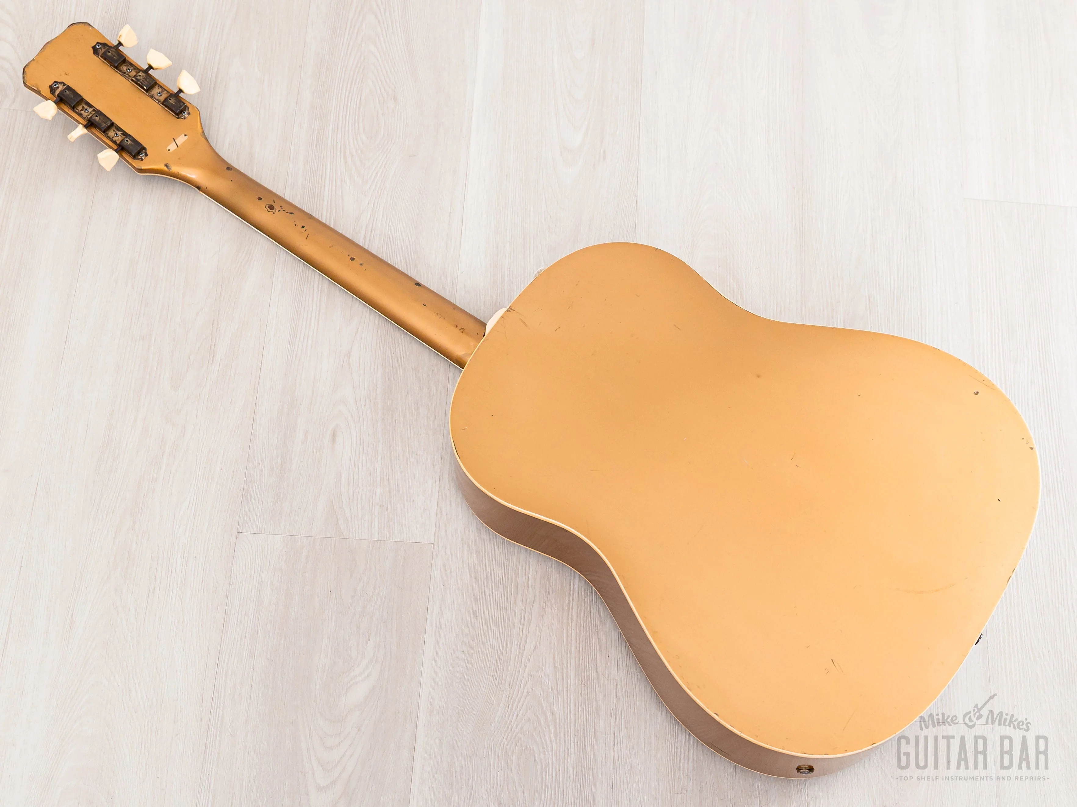1957 National 1155E Eddie Dean Singing Cowboy One-Off Dreadnought Custom Color & Inlay, Gibson J-45 Body - Image 17