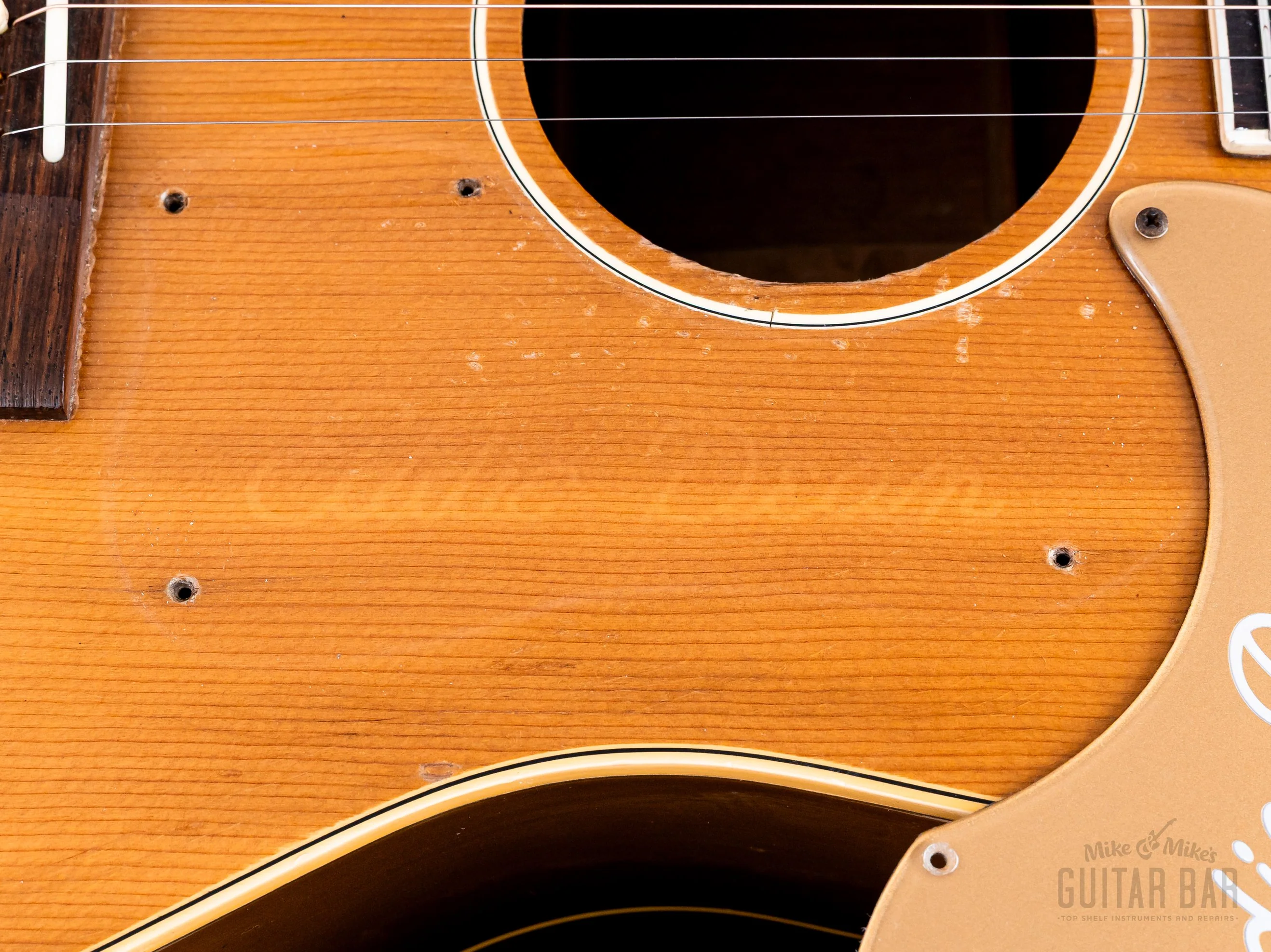 1957 National 1155E Eddie Dean Singing Cowboy One-Off Dreadnought Custom Color & Inlay, Gibson J-45 Body - Image 21