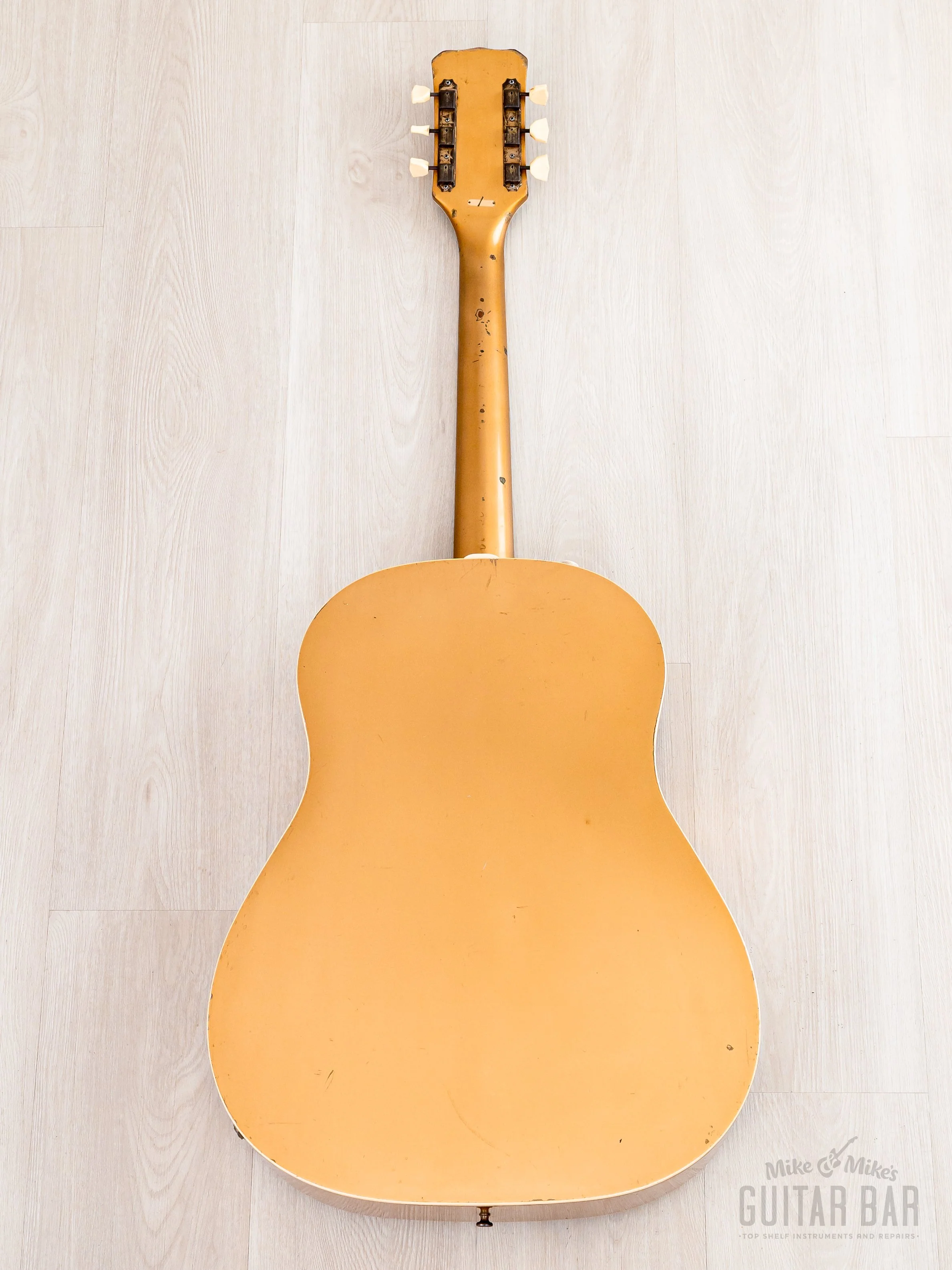 1957 National 1155E Eddie Dean Singing Cowboy One-Off Dreadnought Custom Color & Inlay, Gibson J-45 Body - Image 3