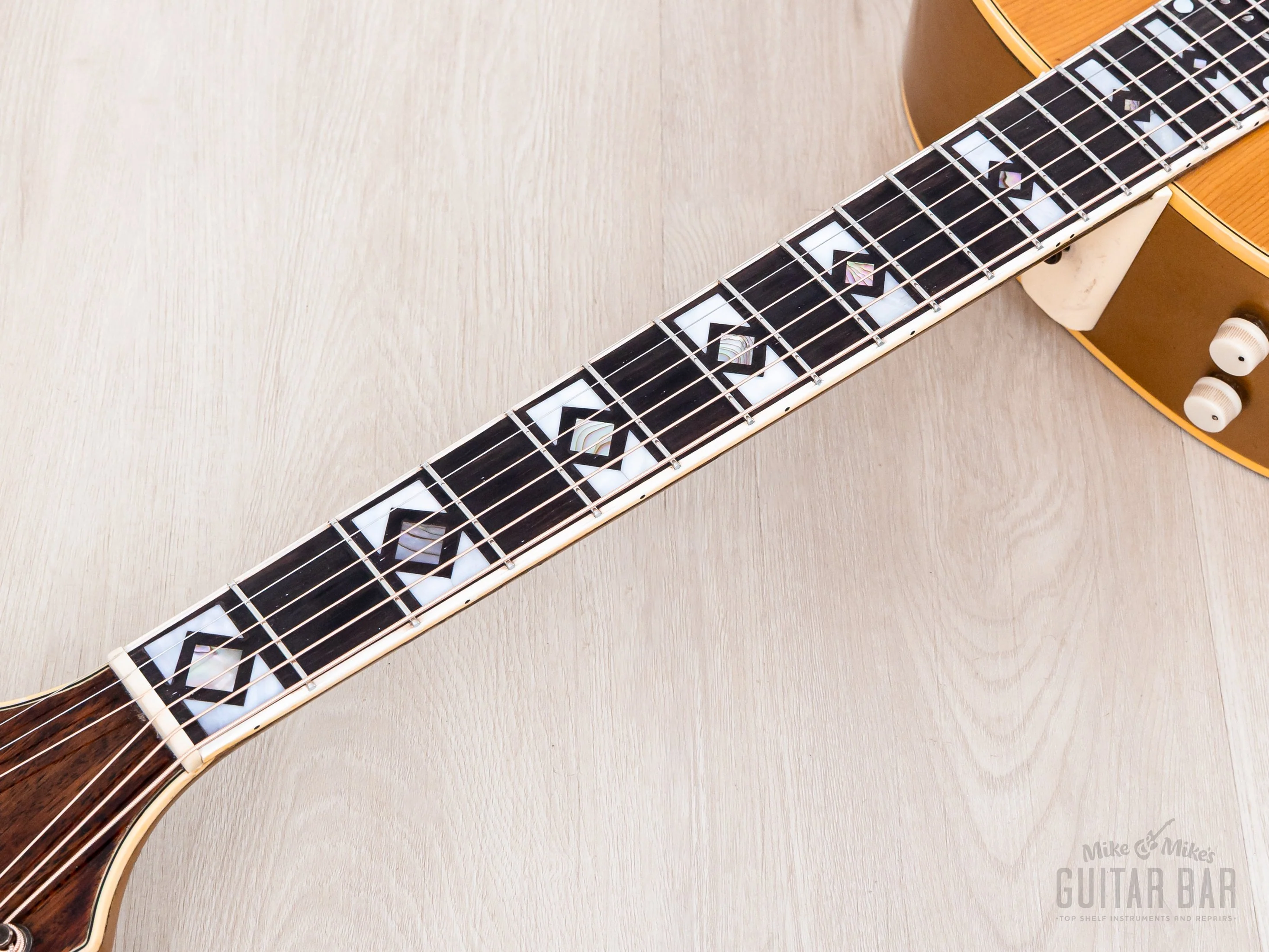1957 National 1155E Eddie Dean Singing Cowboy One-Off Dreadnought Custom Color & Inlay, Gibson J-45 Body - Image 7