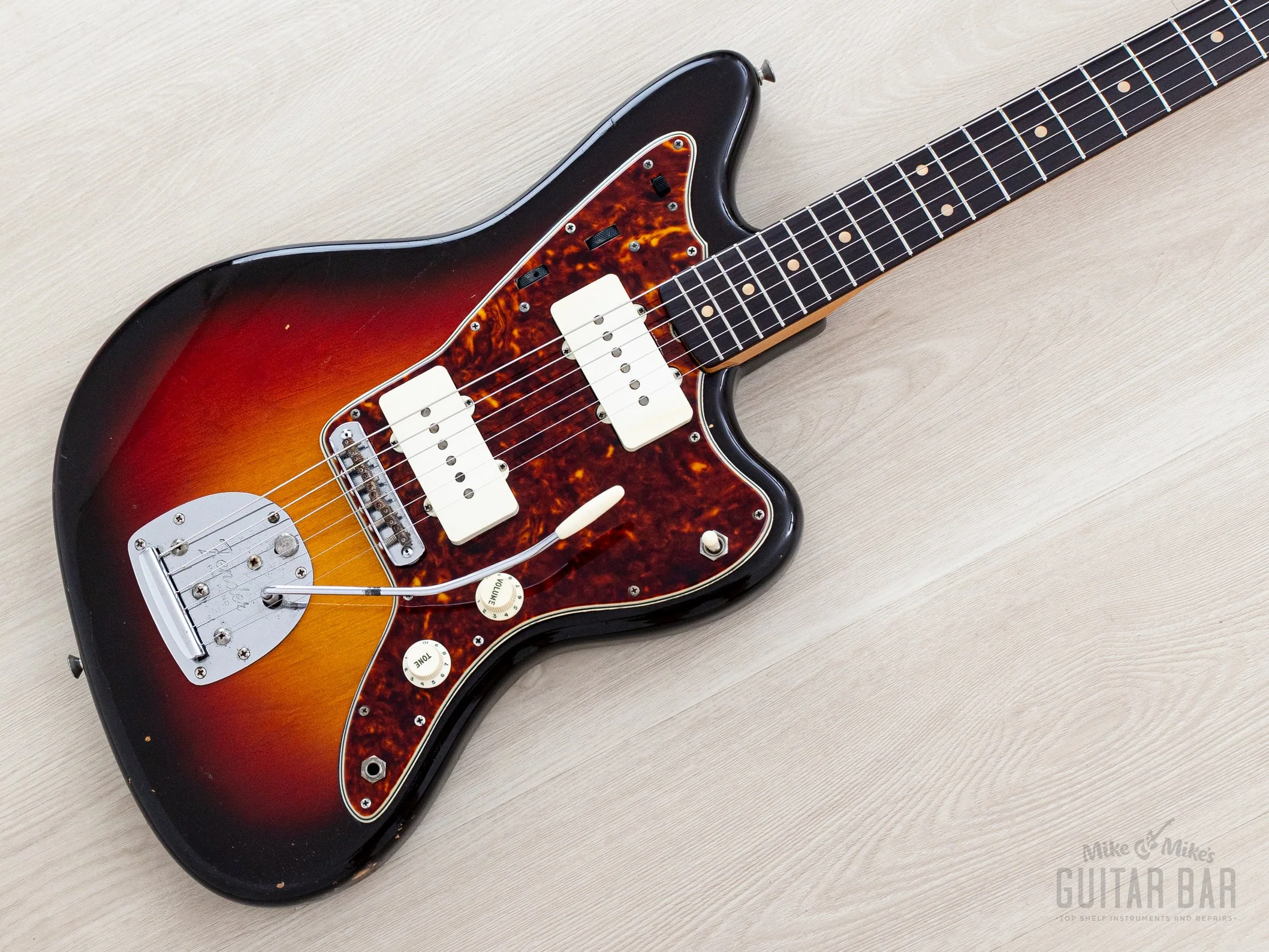 1958/1961 Fender Jazzmaster Employee Build Vintage Pre-CBS Offset Guitar Sunburst 100% Original w/ Case, Hangtag