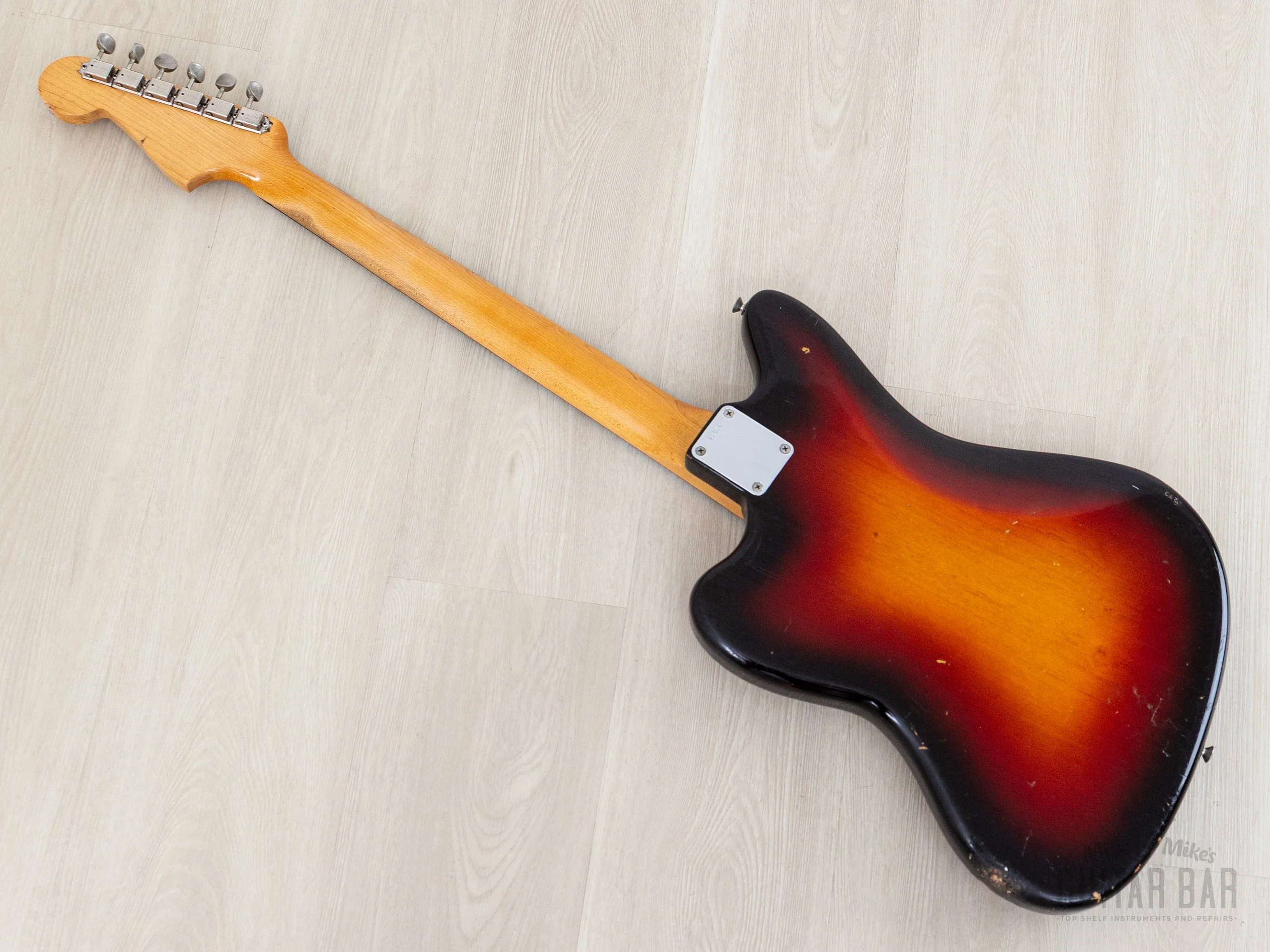 1958/1961 Fender Jazzmaster Employee Build Vintage Pre-CBS Offset Guitar Sunburst 100% Original w/ Case, Hangtag - Image 13