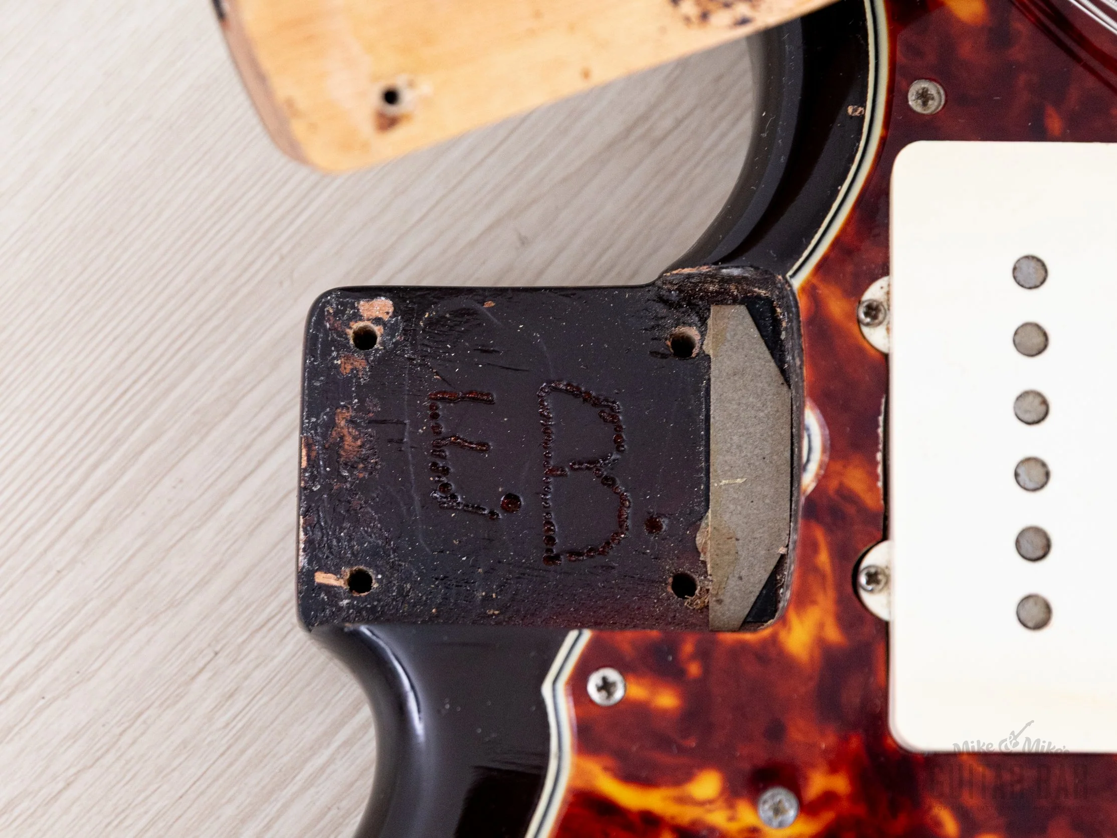1958/1961 Fender Jazzmaster Employee Build Vintage Pre-CBS Offset Guitar Sunburst 100% Original w/ Case, Hangtag - Image 18