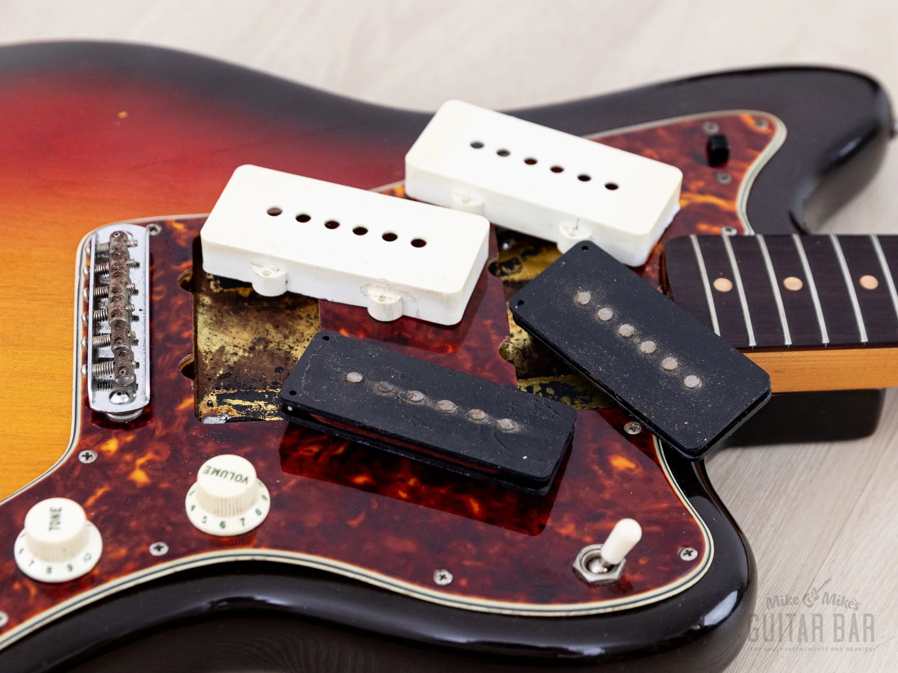1958/1961 Fender Jazzmaster Employee Build Vintage Pre-CBS Offset Guitar Sunburst 100% Original w/ Case, Hangtag - Image 19