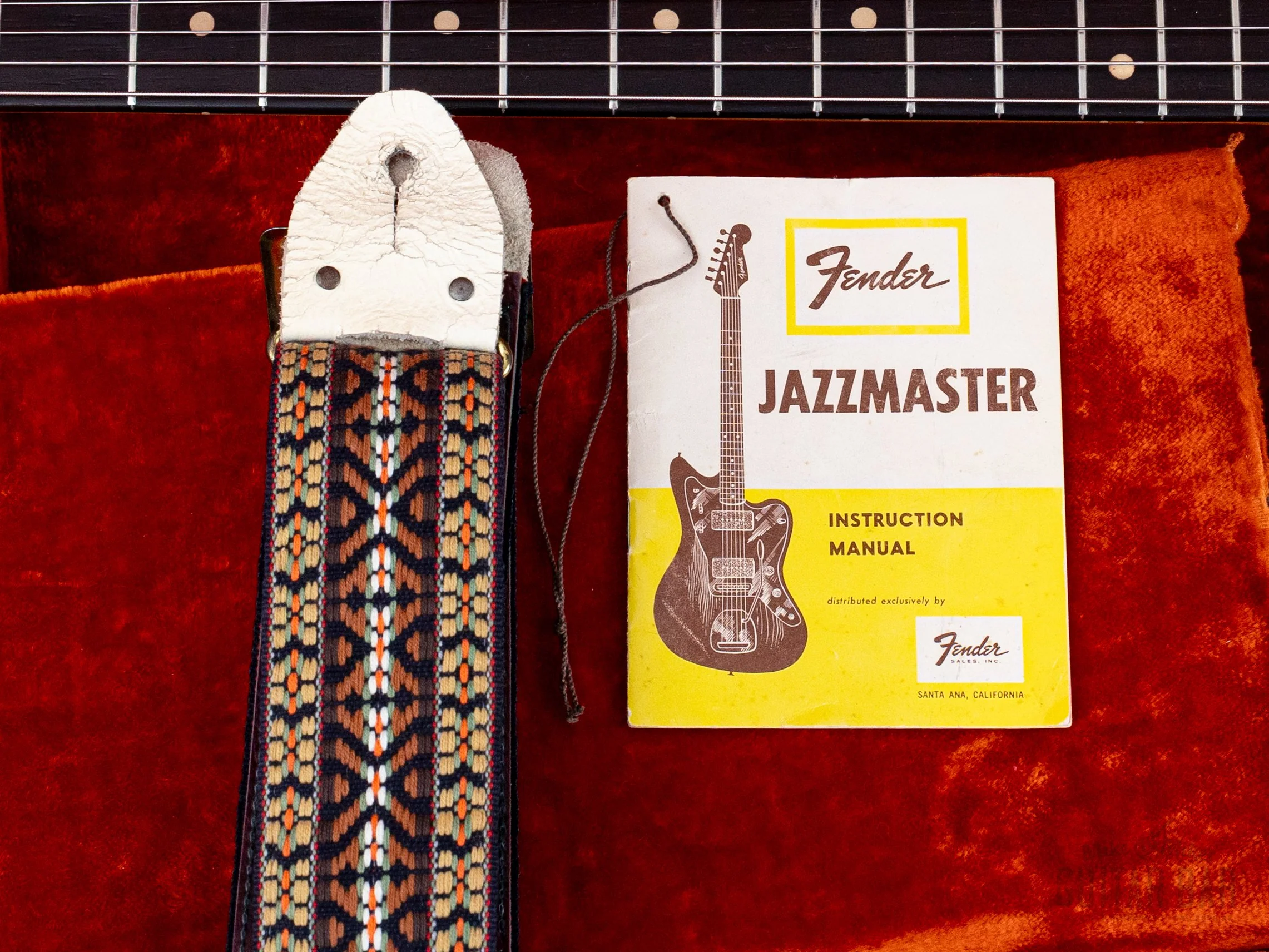 1958/1961 Fender Jazzmaster Employee Build Vintage Pre-CBS Offset Guitar Sunburst 100% Original w/ Case, Hangtag - Image 23
