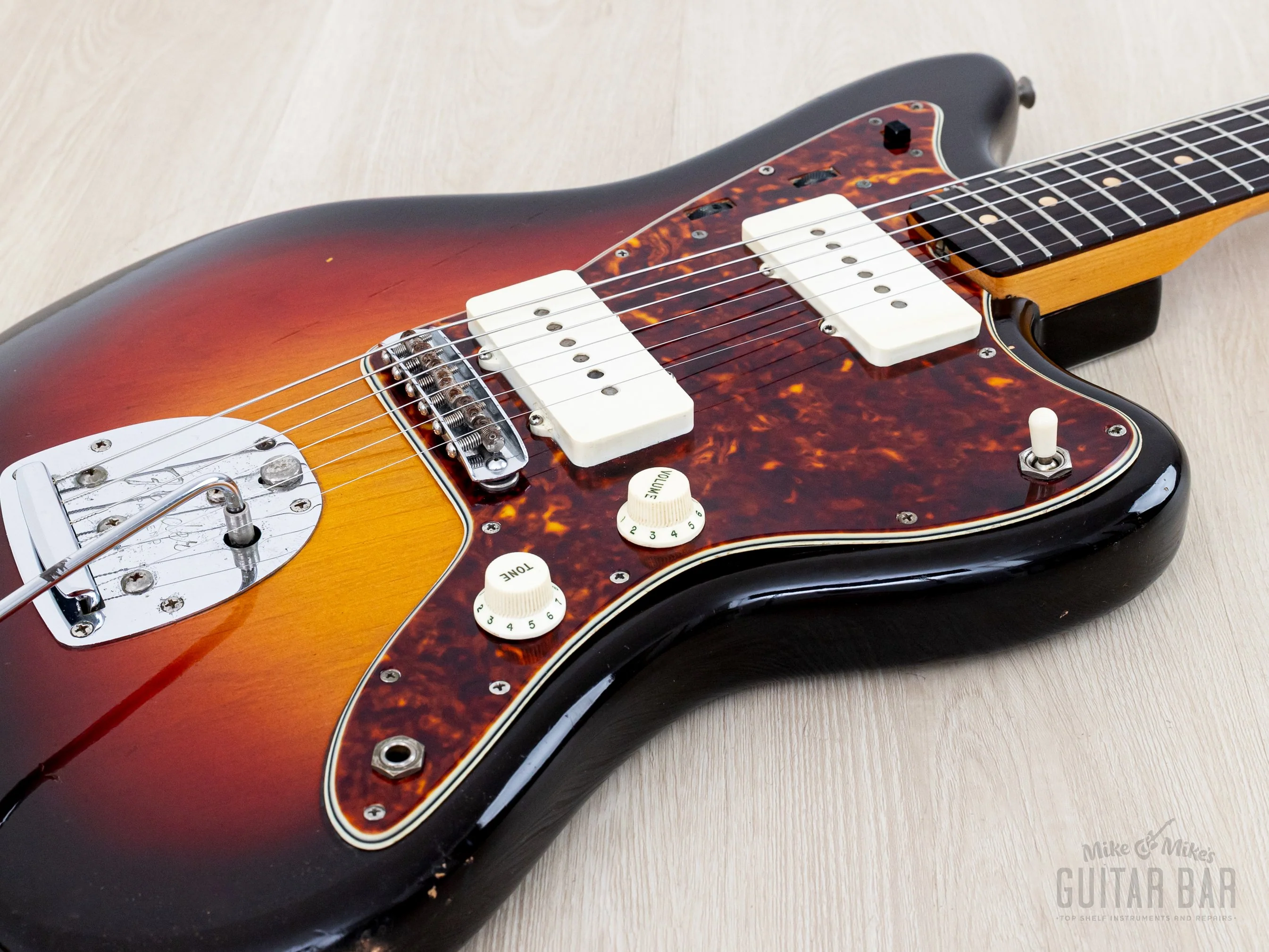 1958/1961 Fender Jazzmaster Employee Build Vintage Pre-CBS Offset Guitar Sunburst 100% Original w/ Case, Hangtag - Image 6