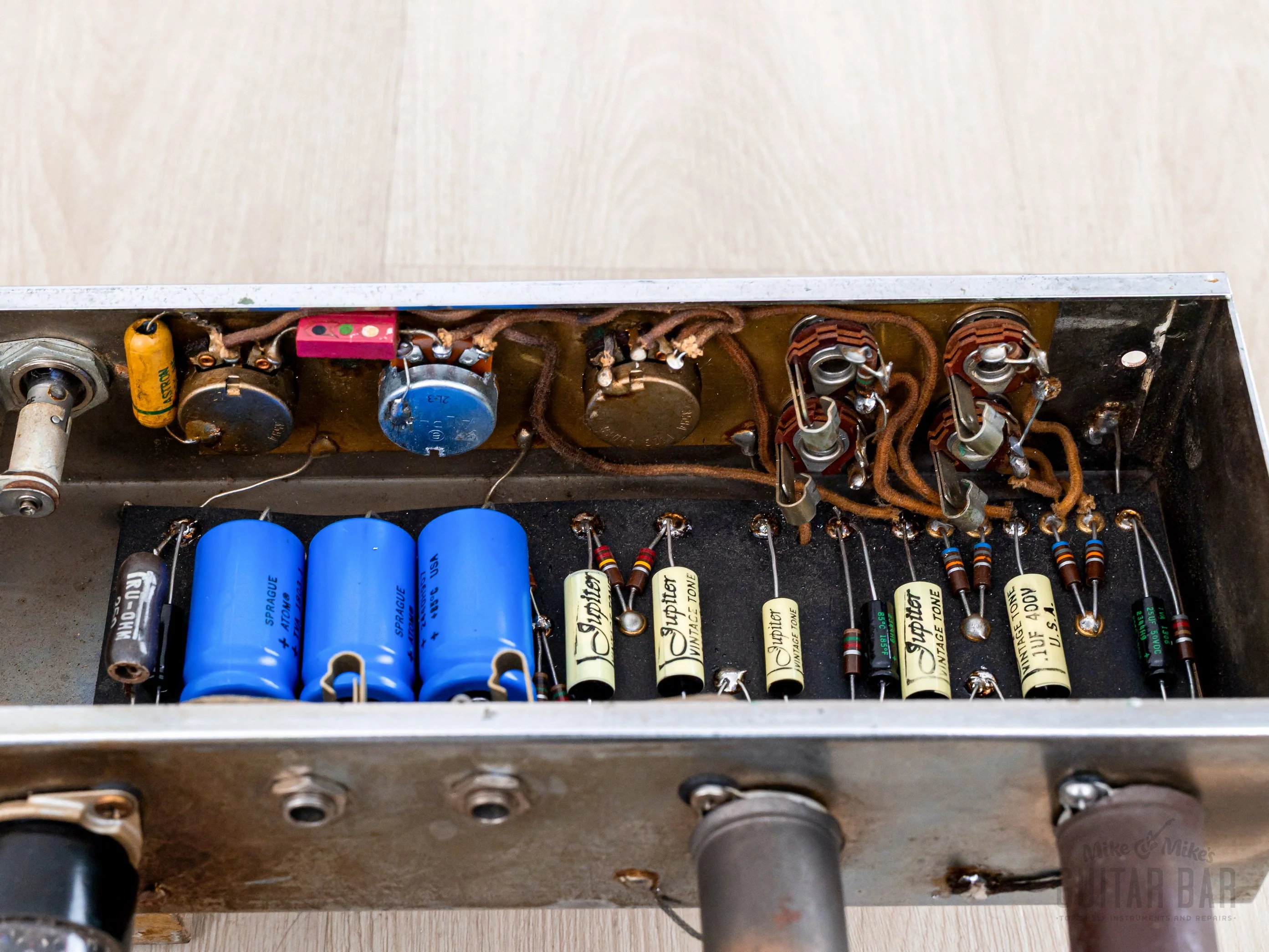 1958 Fender Deluxe Tweed Narrow Panel Vintage Tube Amp 5E3 w/ Jensen P12R - Image 15