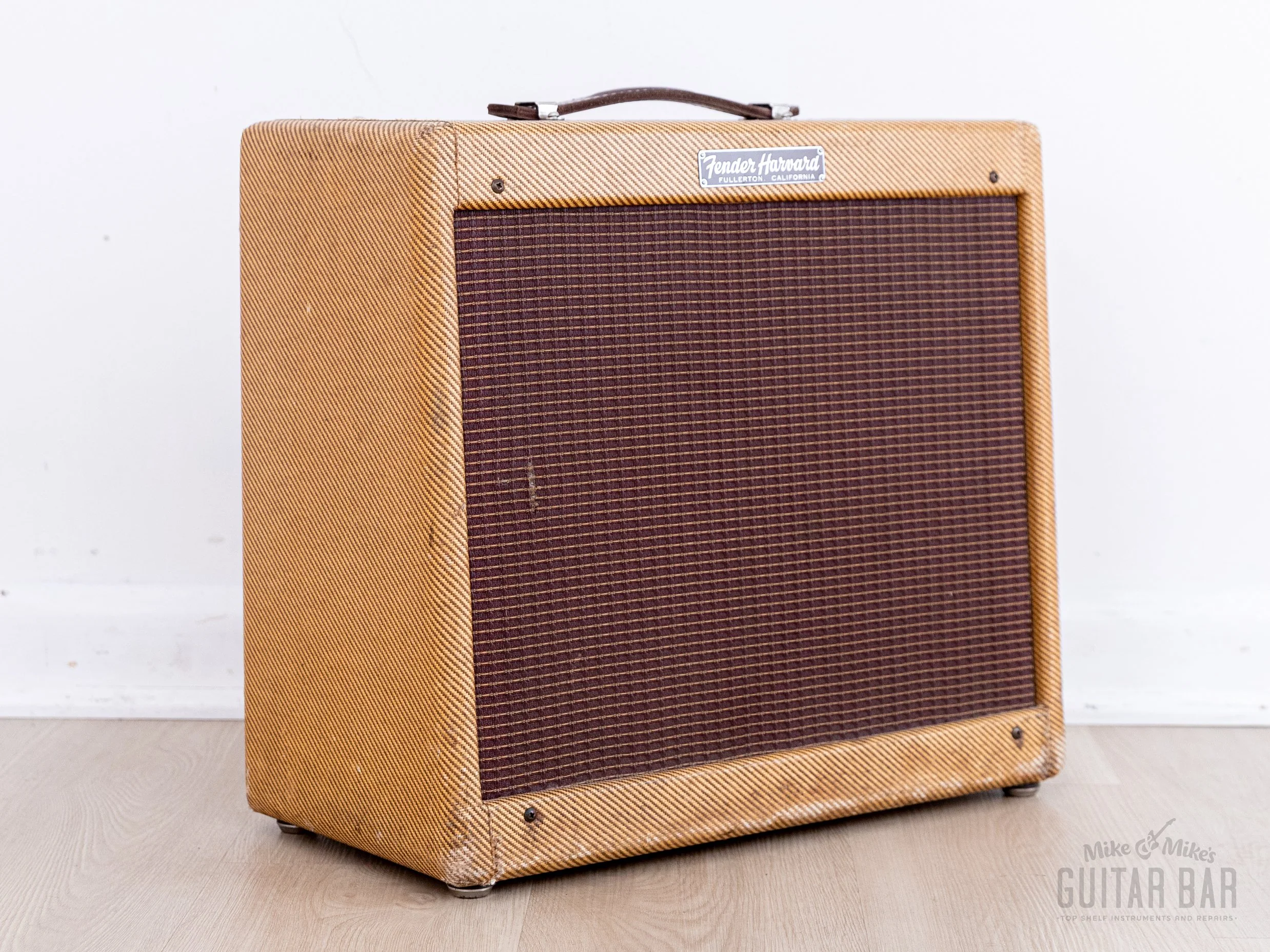 1958 Fender Harvard Narrow Panel Tweed 5F10 Vintage Tube Amp w/ Jensen P10R, Collector-Grade