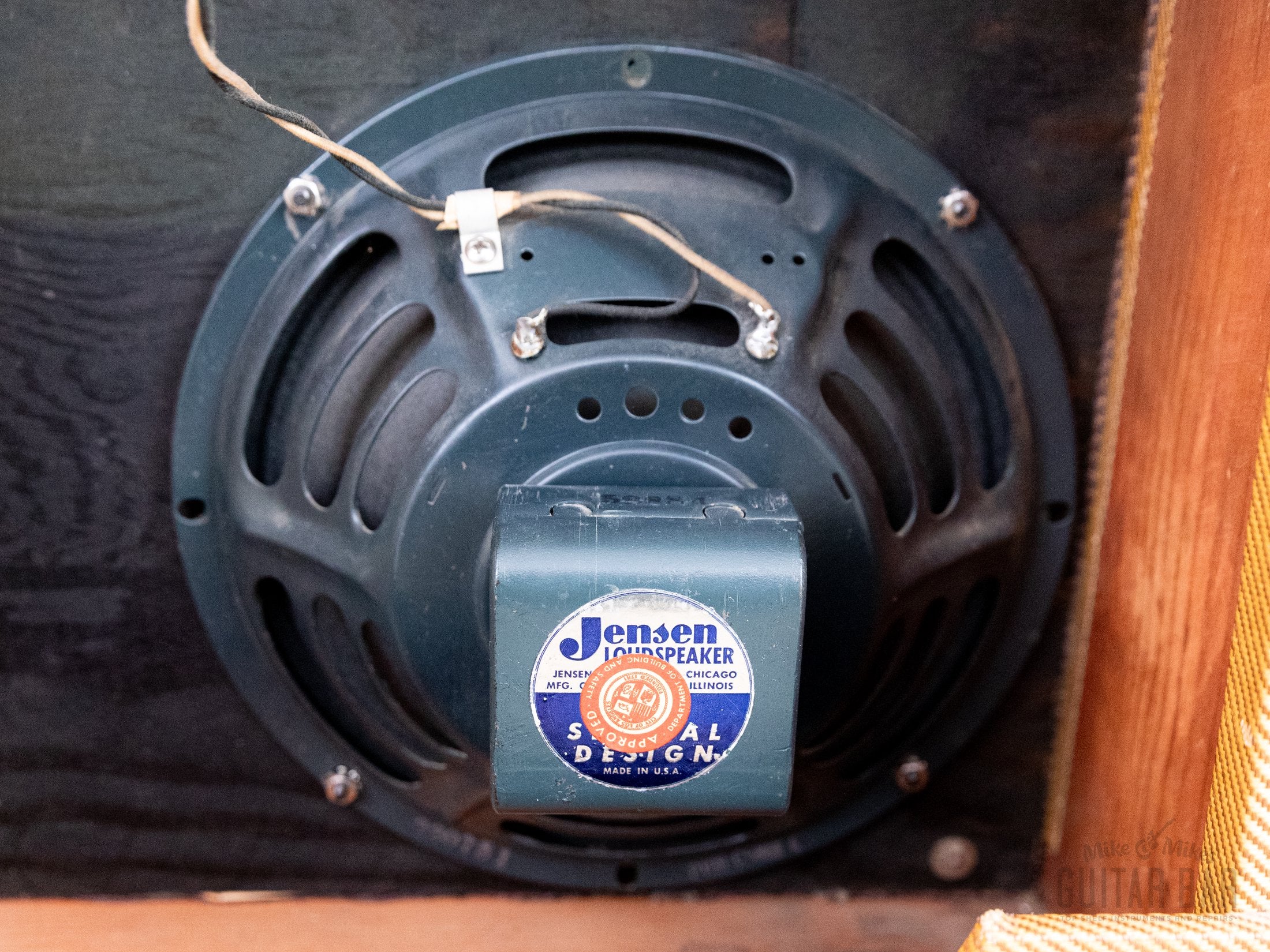 1958 Fender Harvard Narrow Panel Tweed 5F10 Vintage Tube Amp w/ Jensen P10R, Collector-Grade - Image 11