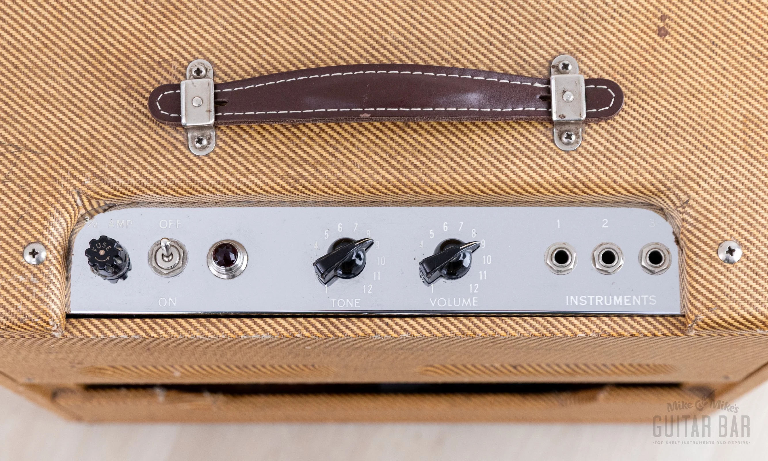 1958 Fender Harvard Narrow Panel Tweed 5F10 Vintage Tube Amp w/ Jensen P10R, Collector-Grade - Image 5