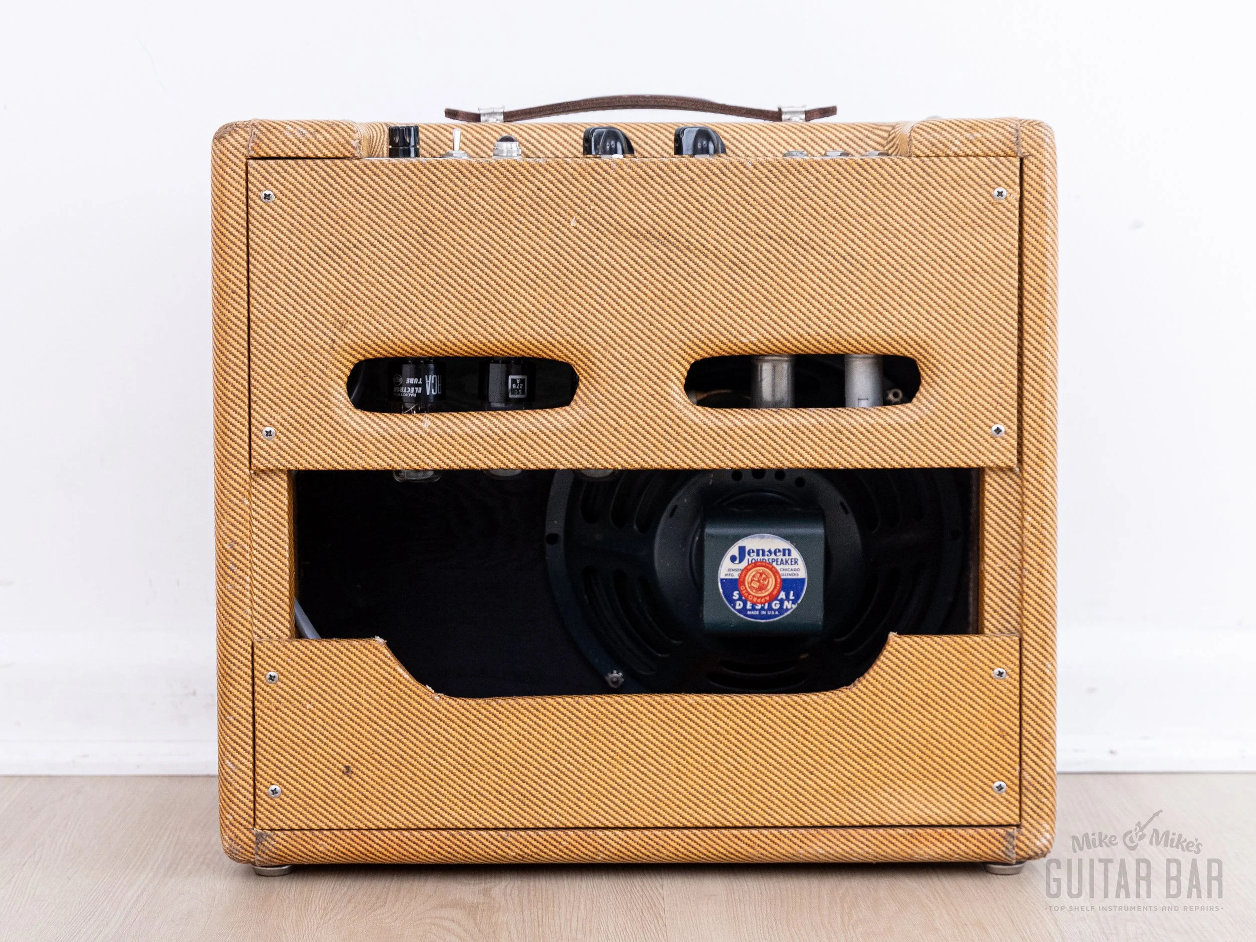 1958 Fender Harvard Narrow Panel Tweed 5F10 Vintage Tube Amp w/ Jensen P10R, Collector-Grade - Image 9