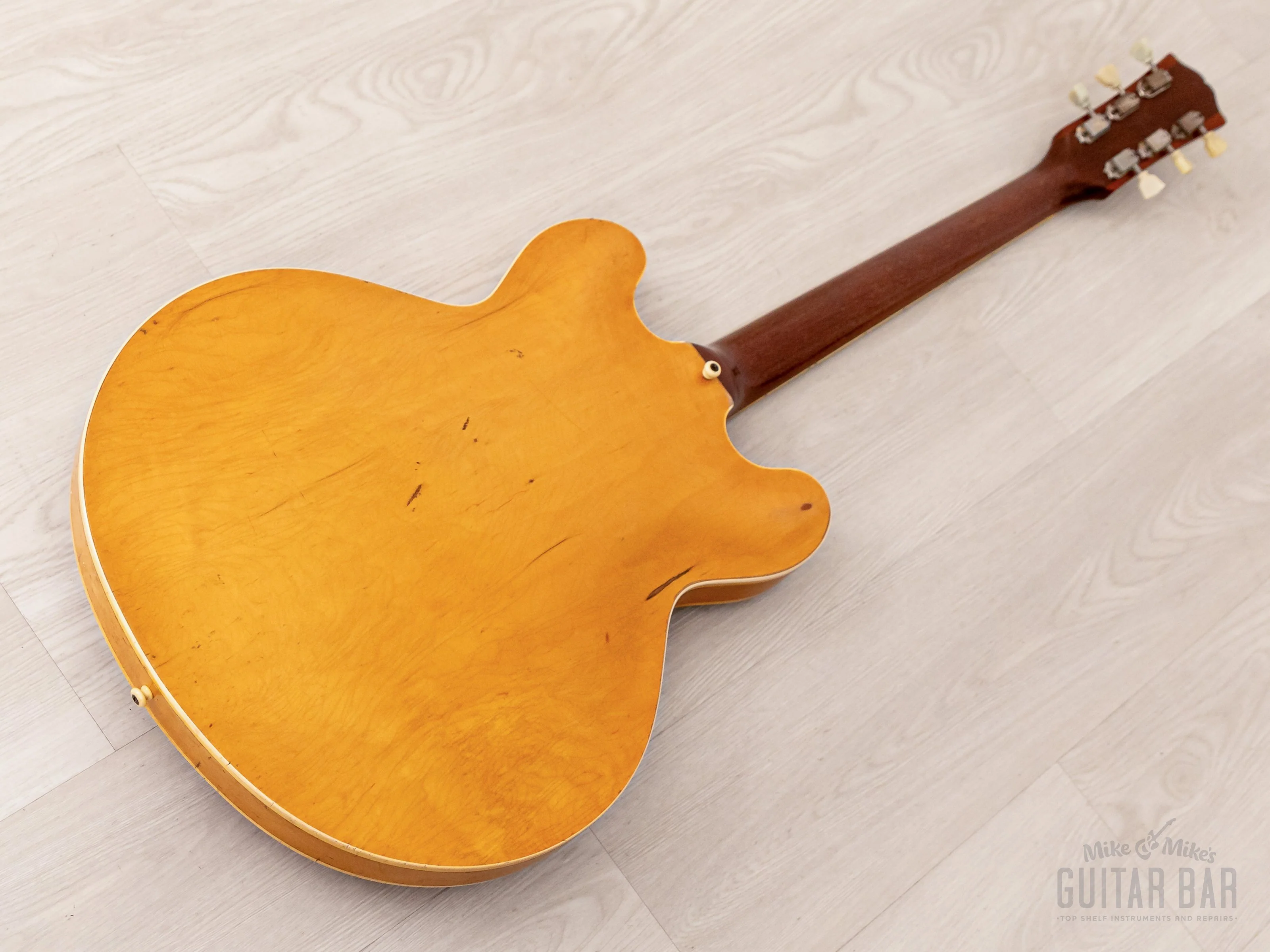 1958 Gibson ES-335 TDN Vintage Semi-Hollow Blonde Thin Top w/ PAFs, Case - Image 16