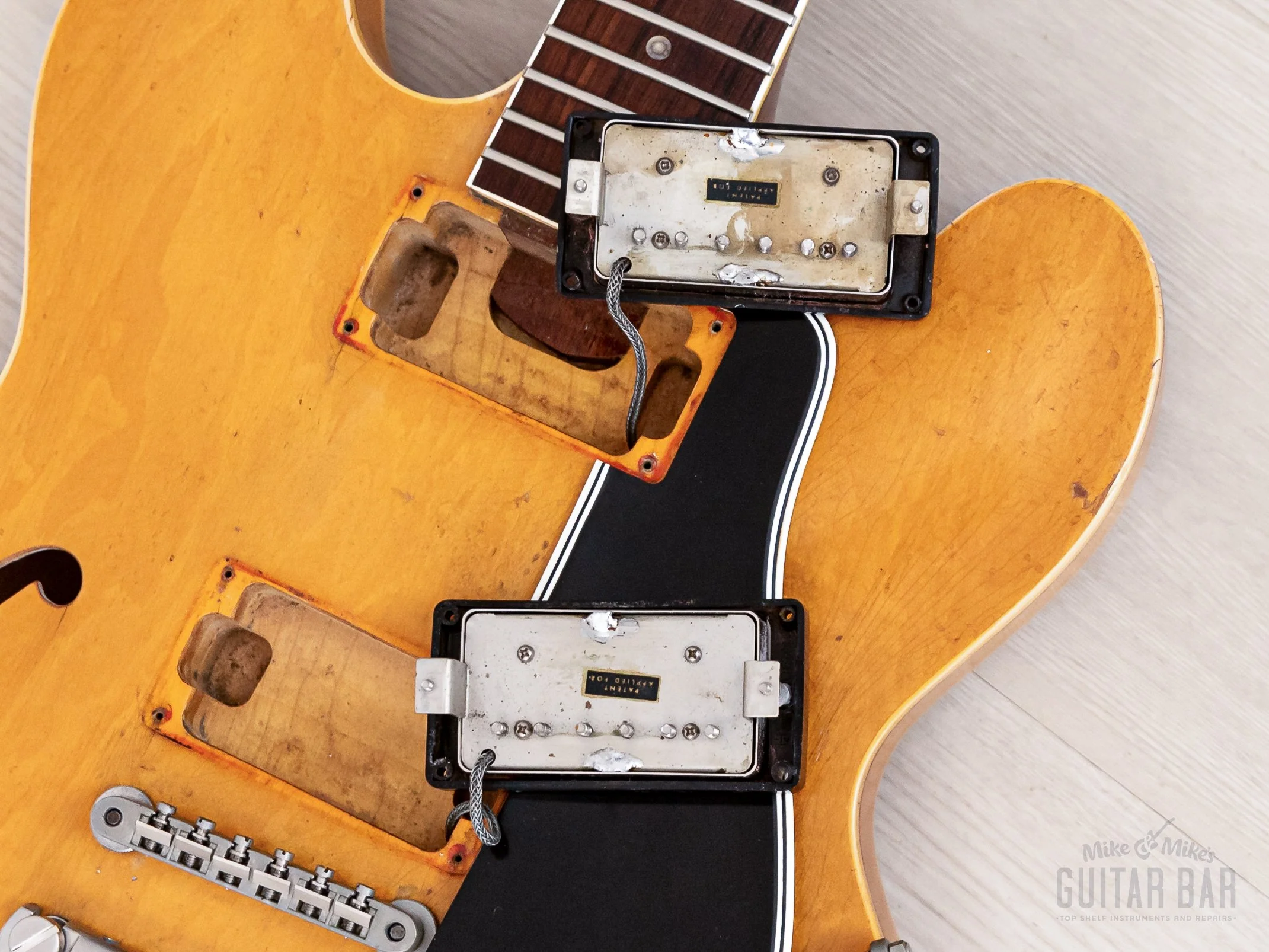 1958 Gibson ES-335 TDN Vintage Semi-Hollow Blonde Thin Top w/ PAFs, Case - Image 18