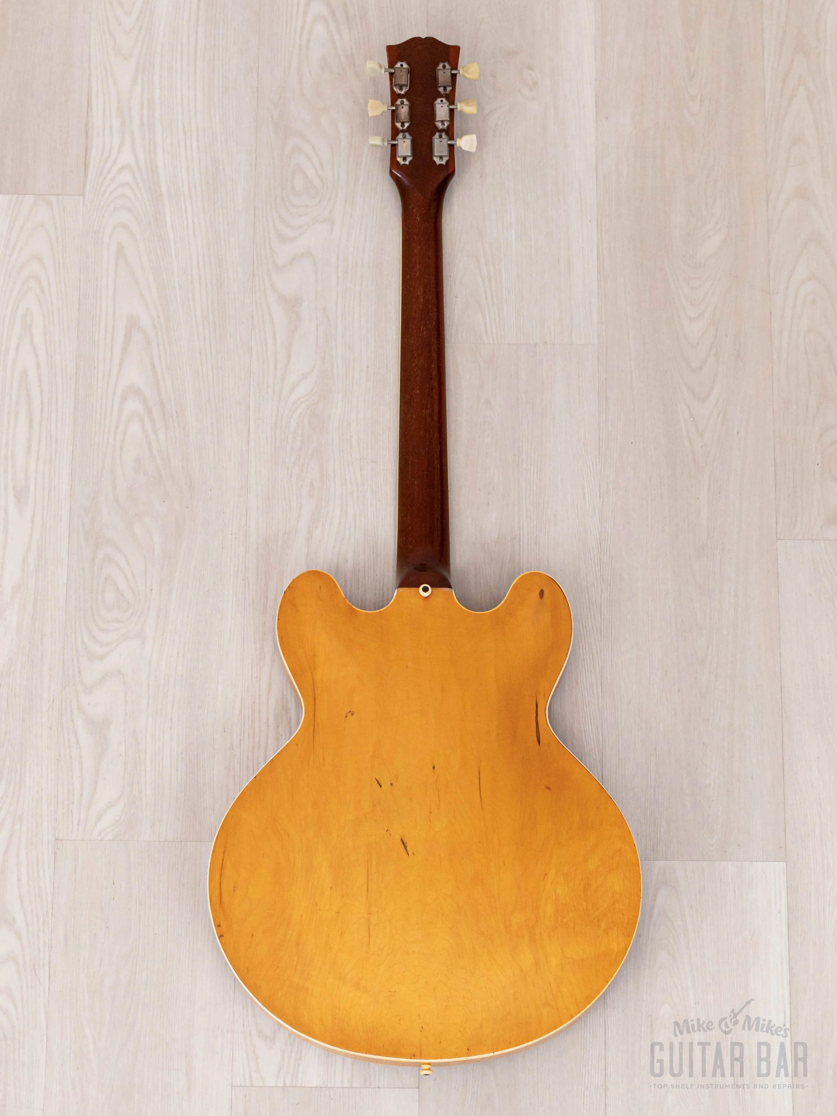 1958 Gibson ES-335 TDN Vintage Semi-Hollow Blonde Thin Top w/ PAFs, Case - Image 3