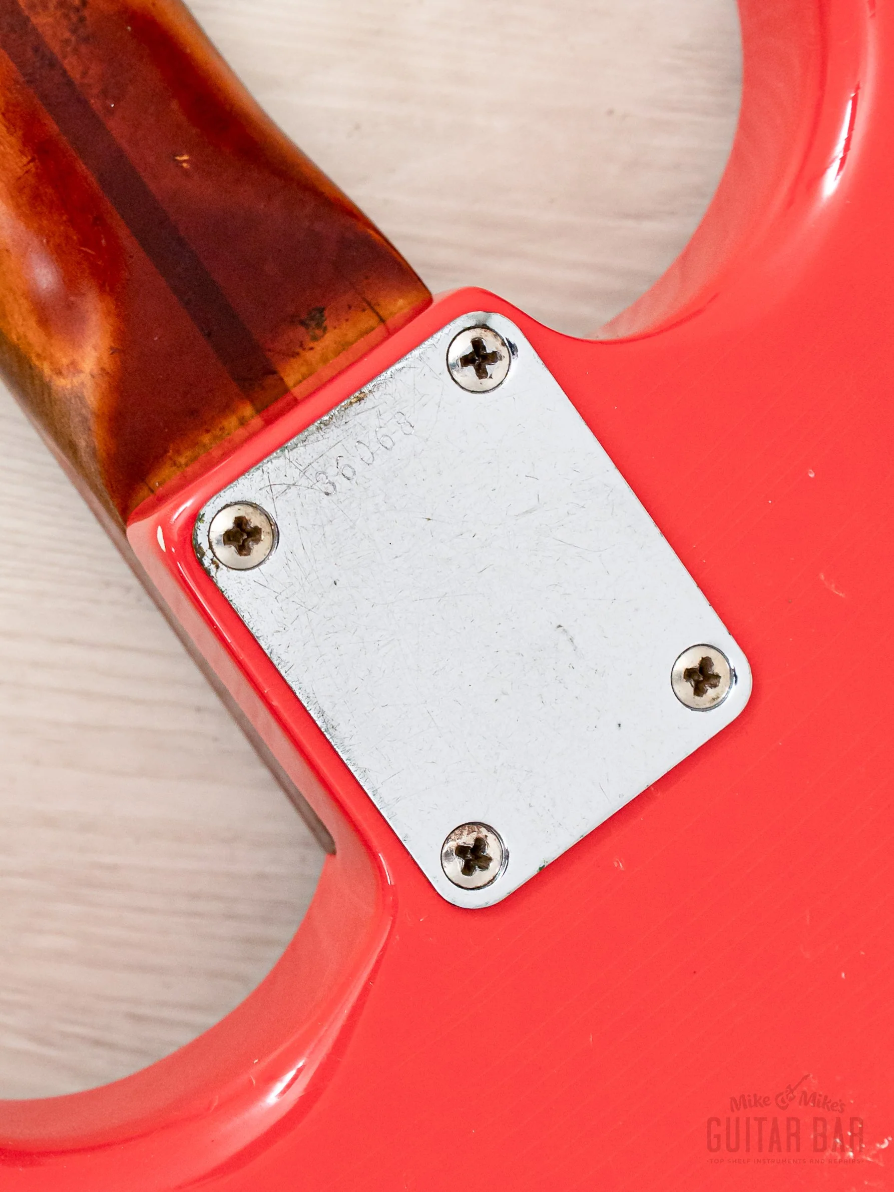 1959 Fender Stratocaster Vintage Guitar Pre-CBS, Matador Red Lacquer (Riggio) w/ Tweed Case - Image 16