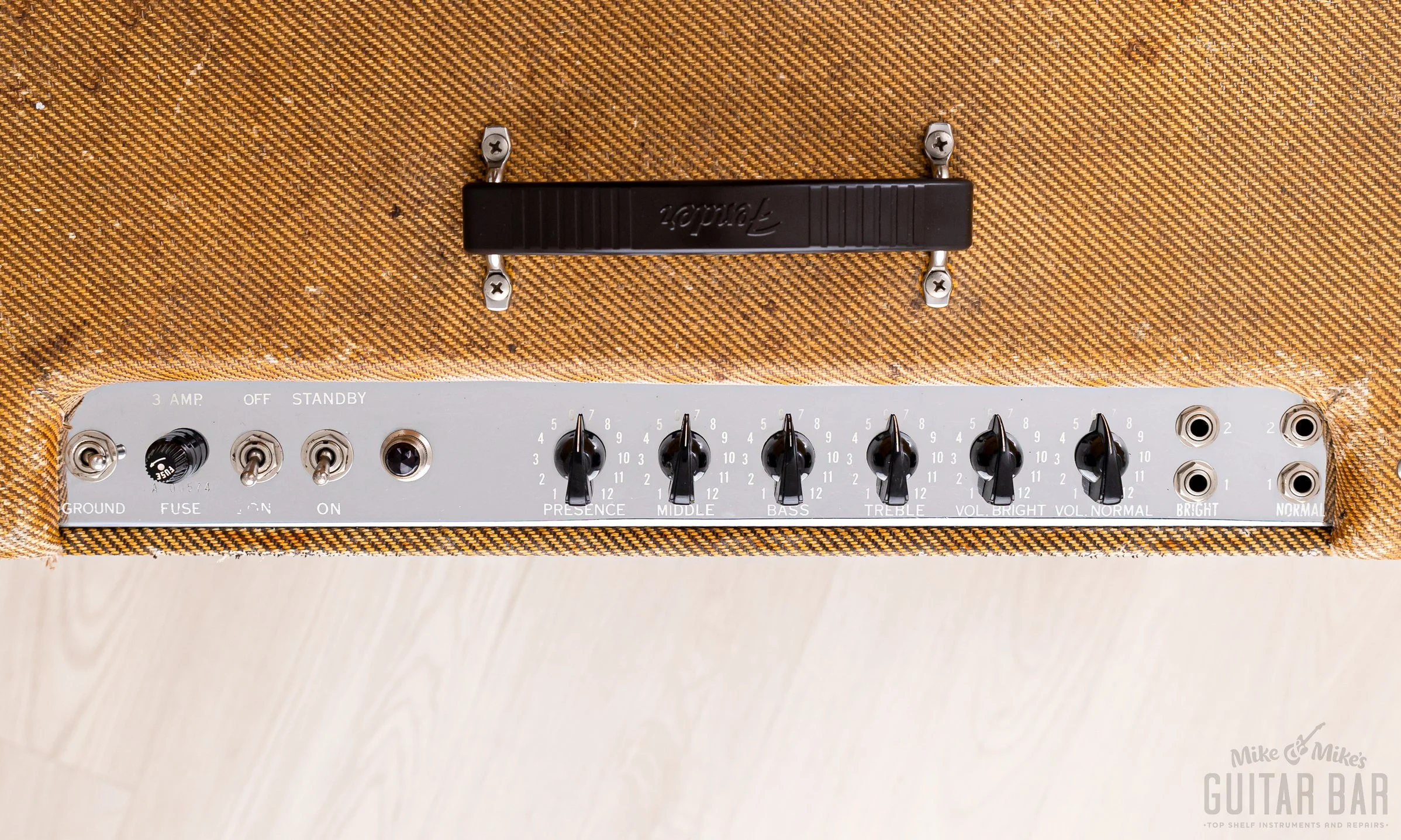 1959 Fender Tweed Twin 5F8-A High Power Vintage 2x12 Tube Amp, 100% Original Circuit, Jensen P12N - Image 5