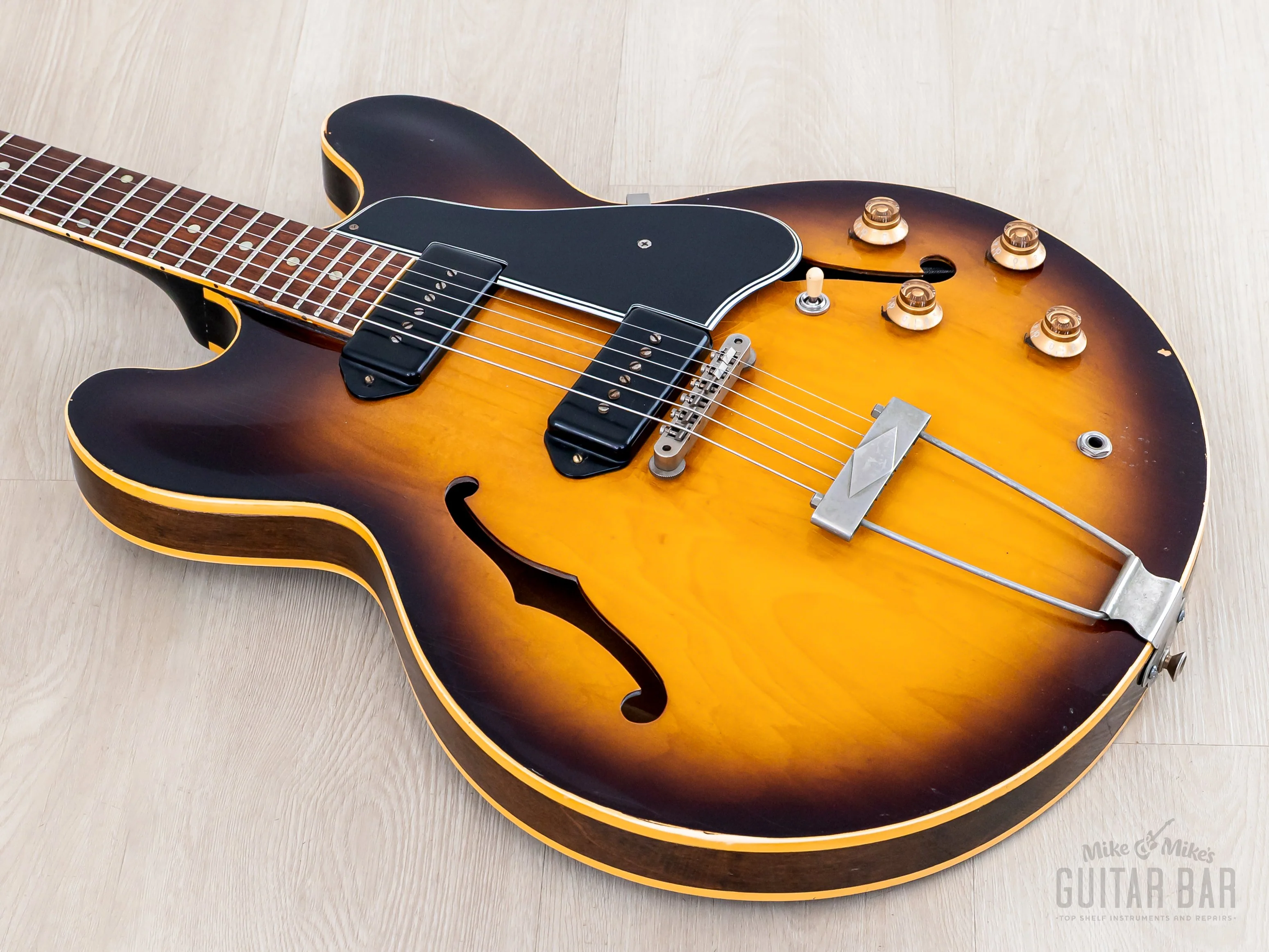 1959 Gibson ES-330 Vintage Hollowbody Guitar Sunburst, One Family Owned w/ Case - Image 10